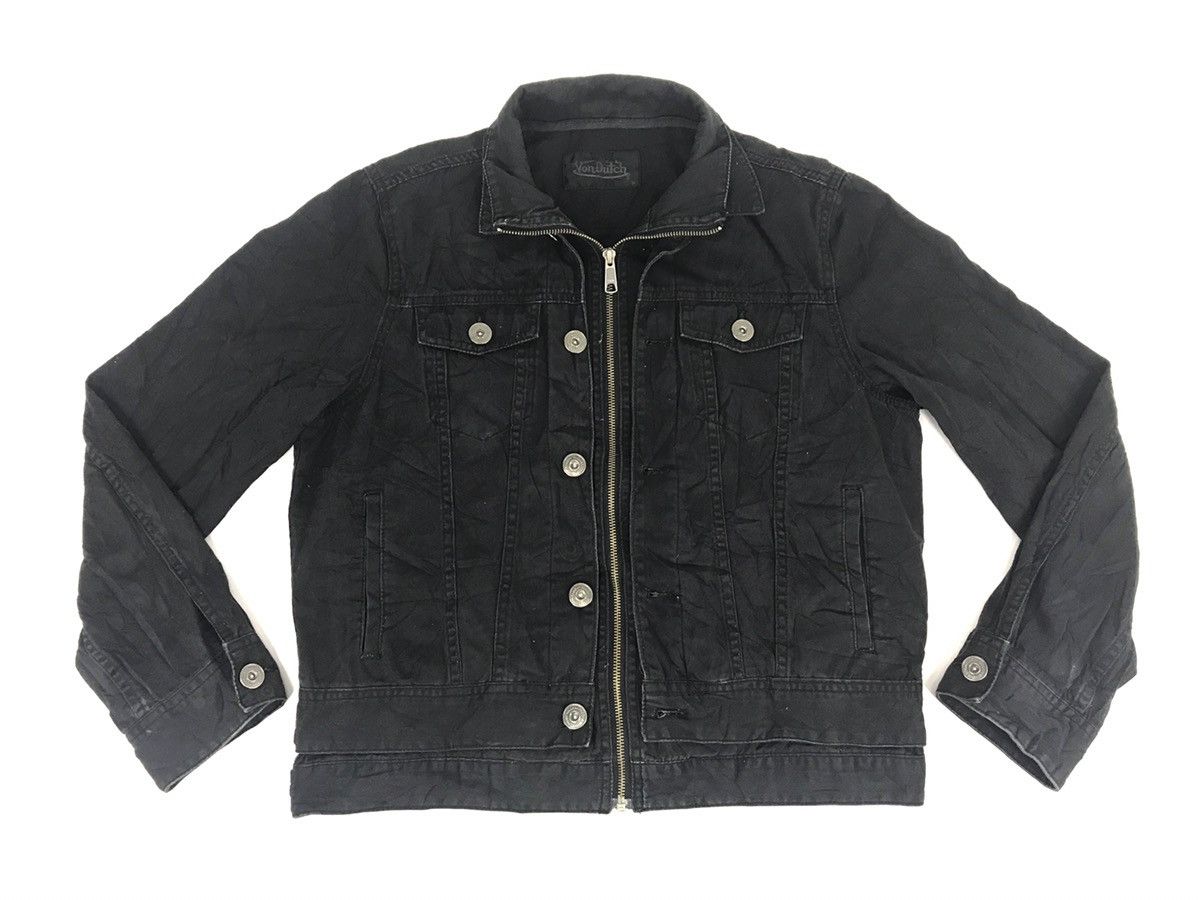 Vintage × Von Dutch Vintage Von Dutch Bikers Jacket Many Pocket Zip Up Size US S / EU 44-46 / 1 - 1 Thumbnail