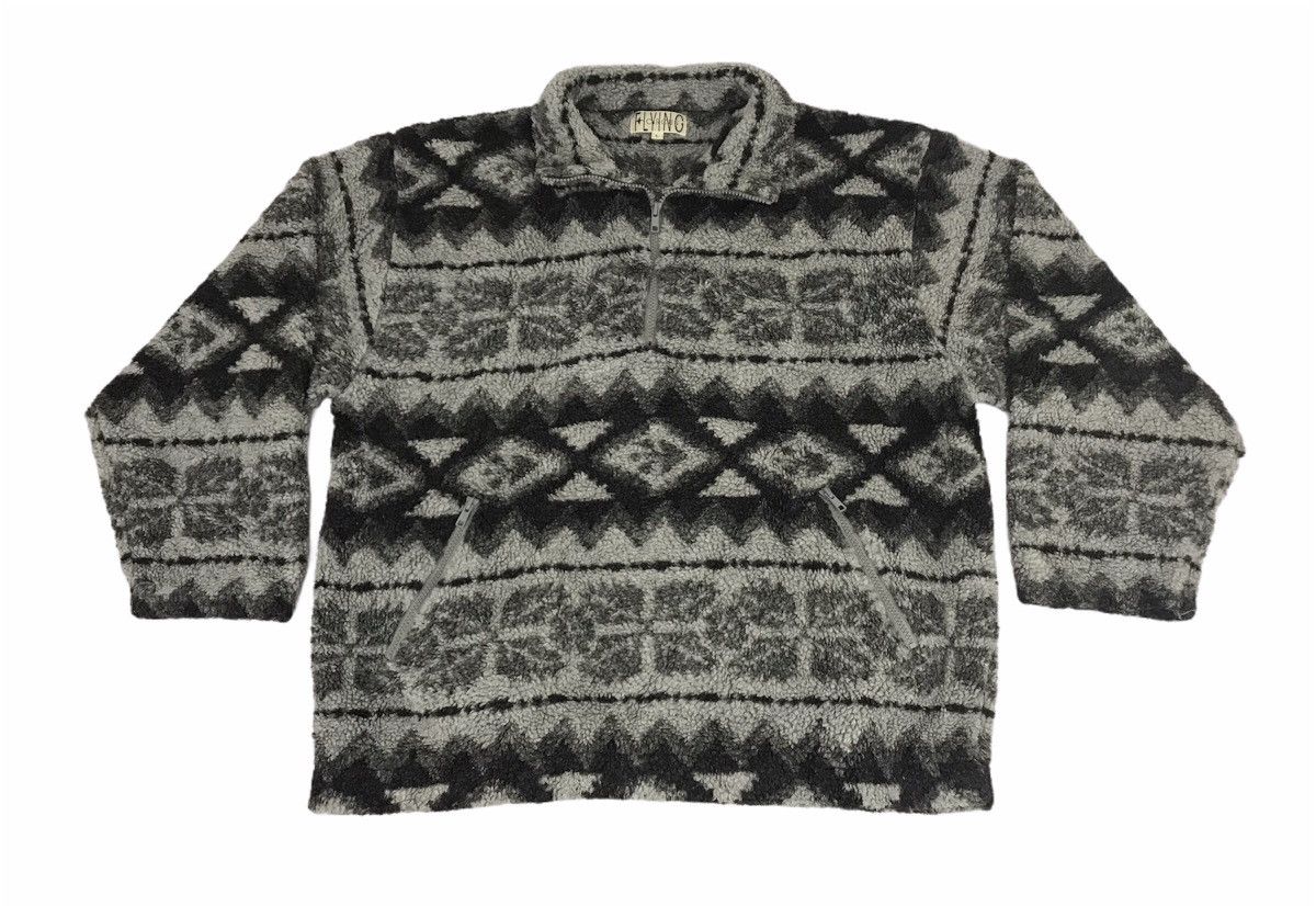 Japanese Brand × Native Flying Circus Fleece Ethic Native Culture Design Streetwear Size US L / EU 52-54 / 3 - 1 Thumbnail