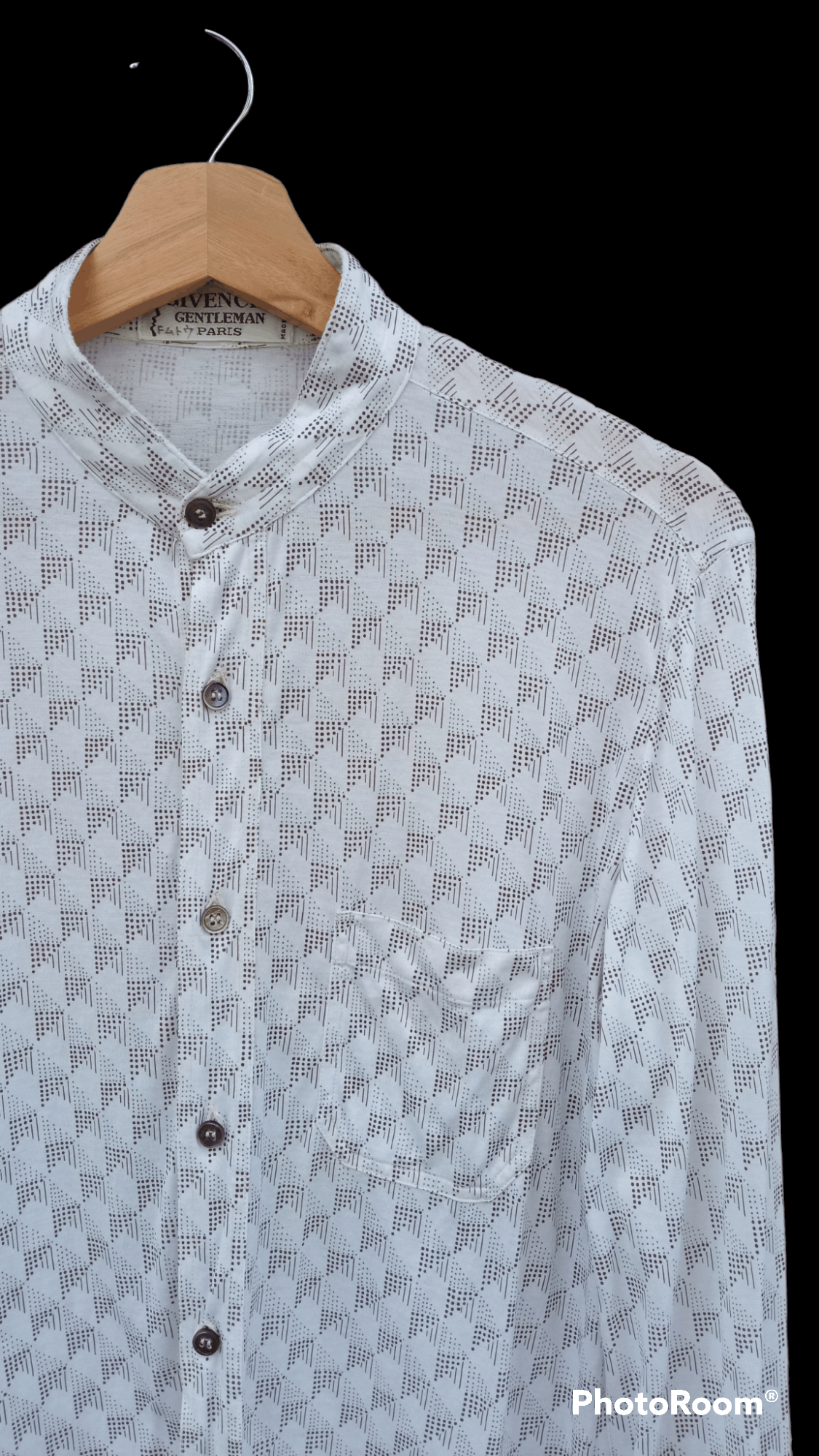 Givenchy × Vintage 🔥🔥Vintage Givenchy Gentleman Full Print Shirt Size US S / EU 44-46 / 1 - 20 Thumbnail