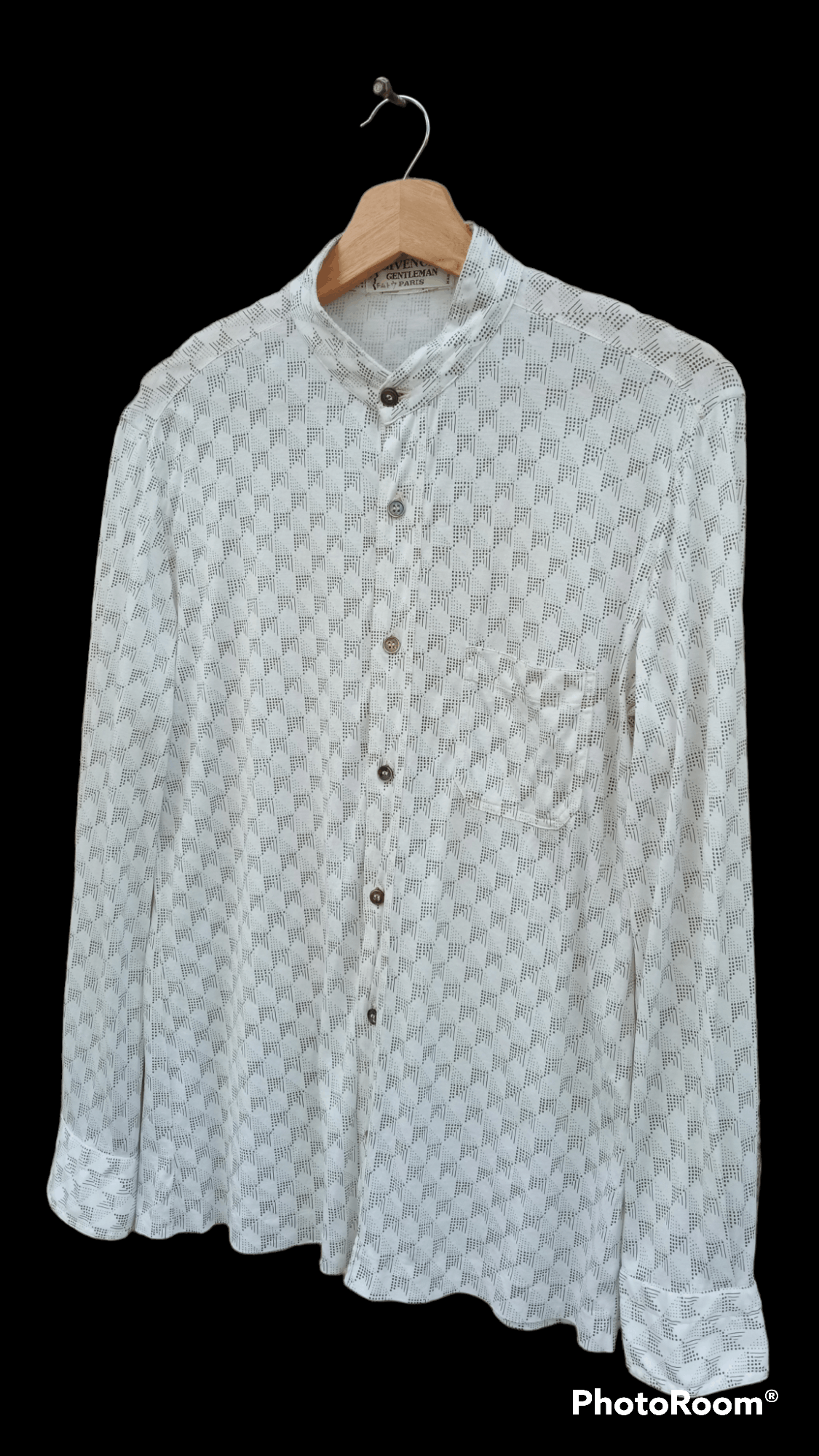 Givenchy × Vintage 🔥🔥Vintage Givenchy Gentleman Full Print Shirt Size US S / EU 44-46 / 1 - 3 Thumbnail