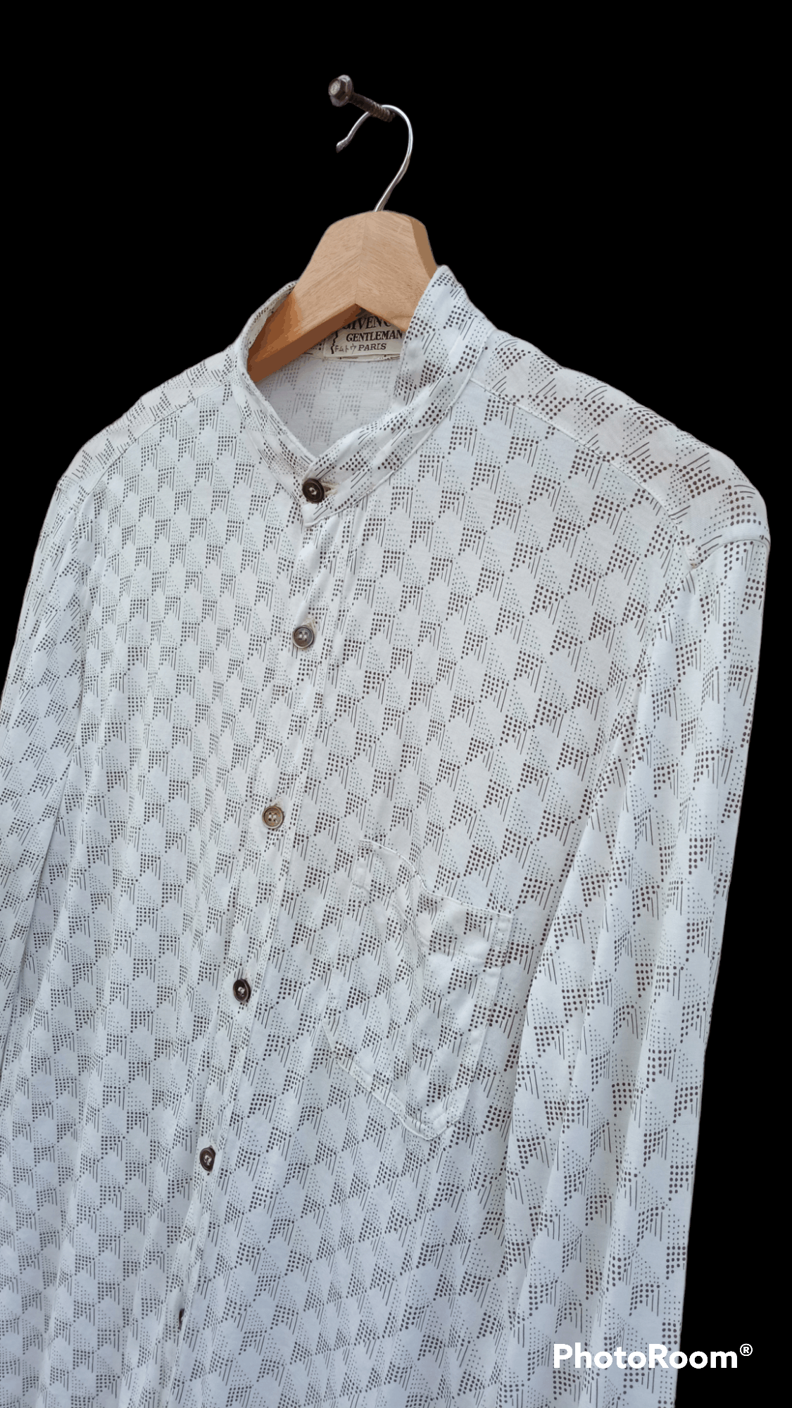 Givenchy × Vintage 🔥🔥Vintage Givenchy Gentleman Full Print Shirt Size US S / EU 44-46 / 1 - 10 Thumbnail