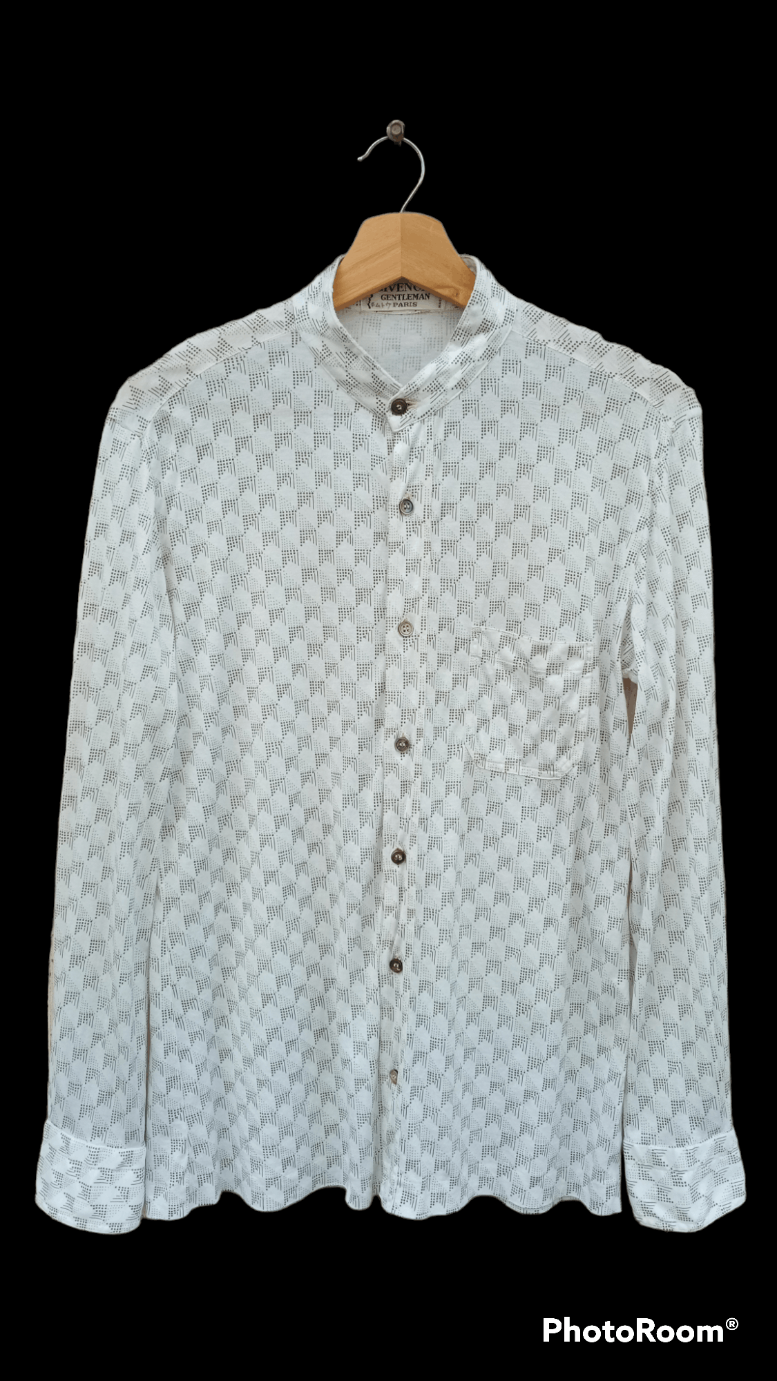 Givenchy × Vintage 🔥🔥Vintage Givenchy Gentleman Full Print Shirt Size US S / EU 44-46 / 1 - 1 Thumbnail