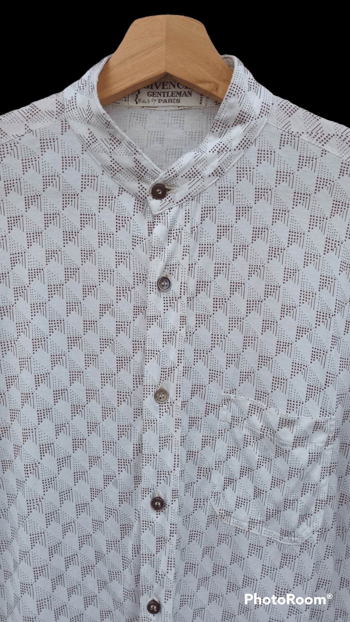 Givenchy × Vintage 🔥🔥Vintage Givenchy Gentleman Full Print Shirt Size US S / EU 44-46 / 1 - 19 Thumbnail