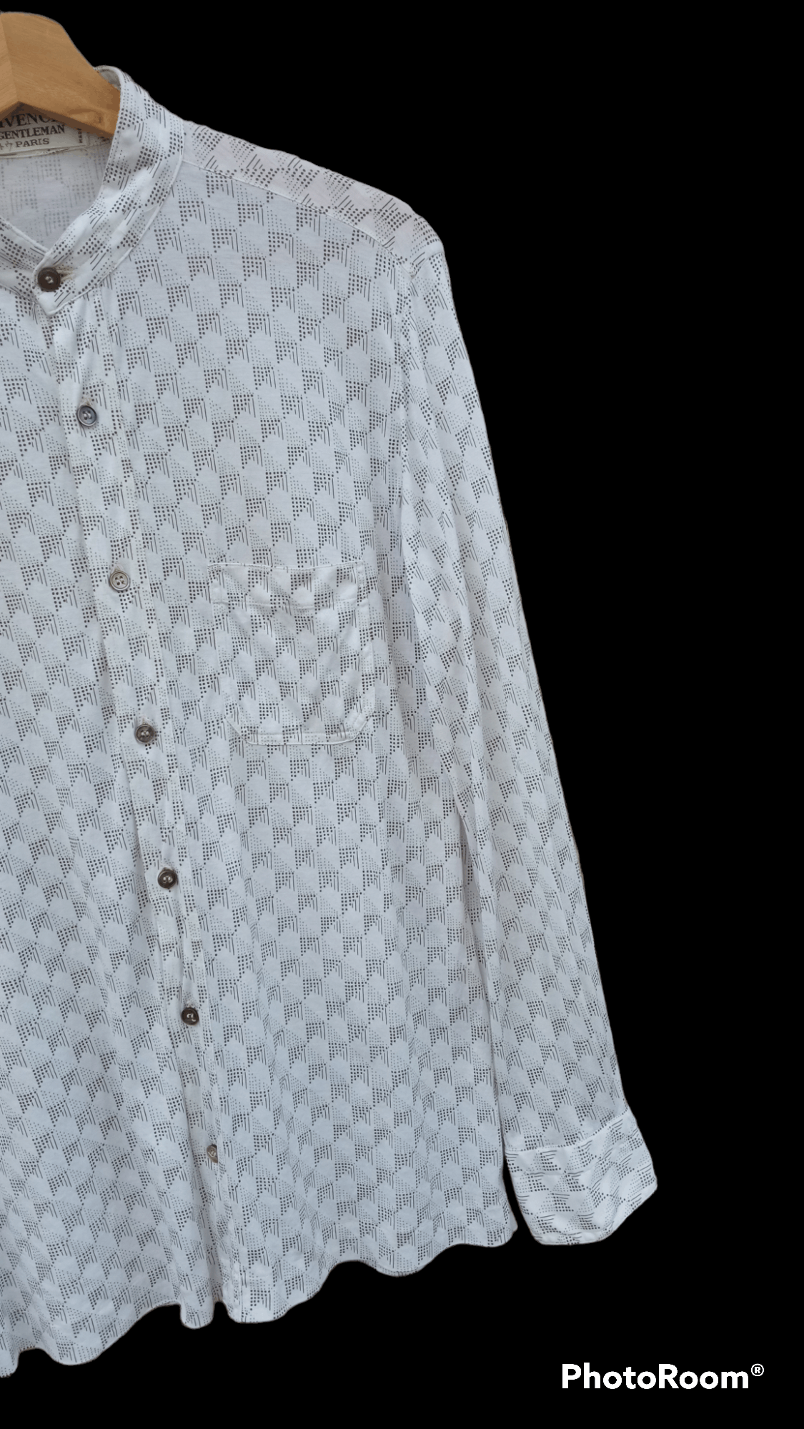 Givenchy × Vintage 🔥🔥Vintage Givenchy Gentleman Full Print Shirt Size US S / EU 44-46 / 1 - 13 Thumbnail