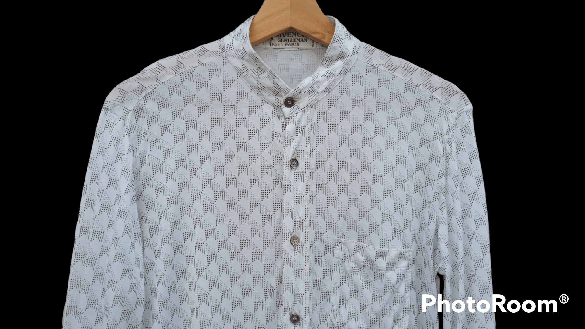 Givenchy × Vintage 🔥🔥Vintage Givenchy Gentleman Full Print Shirt Size US S / EU 44-46 / 1 - 14 Thumbnail