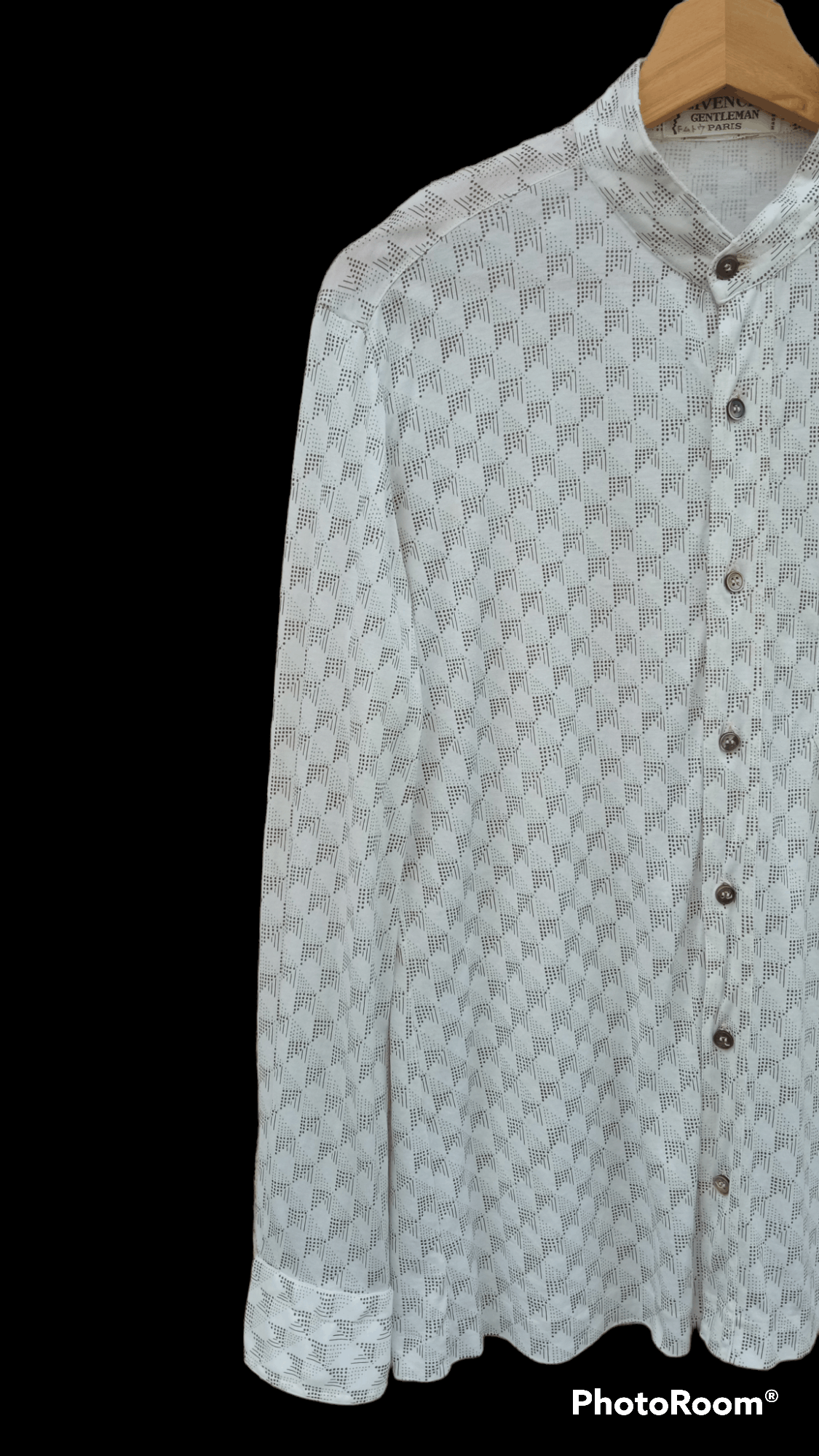 Givenchy × Vintage 🔥🔥Vintage Givenchy Gentleman Full Print Shirt Size US S / EU 44-46 / 1 - 4 Thumbnail
