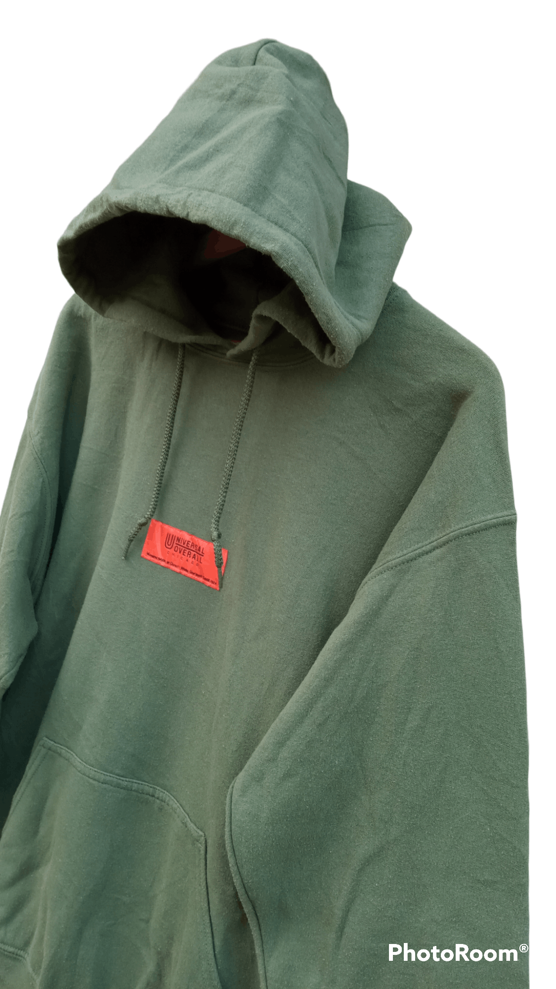Japanese Brand × Universal Overall Chicago × Vintage 🔥🔥Universal Overall Spellout Box Logo Hoodie Jacket Size US M / EU 48-50 / 2 - 10 Thumbnail