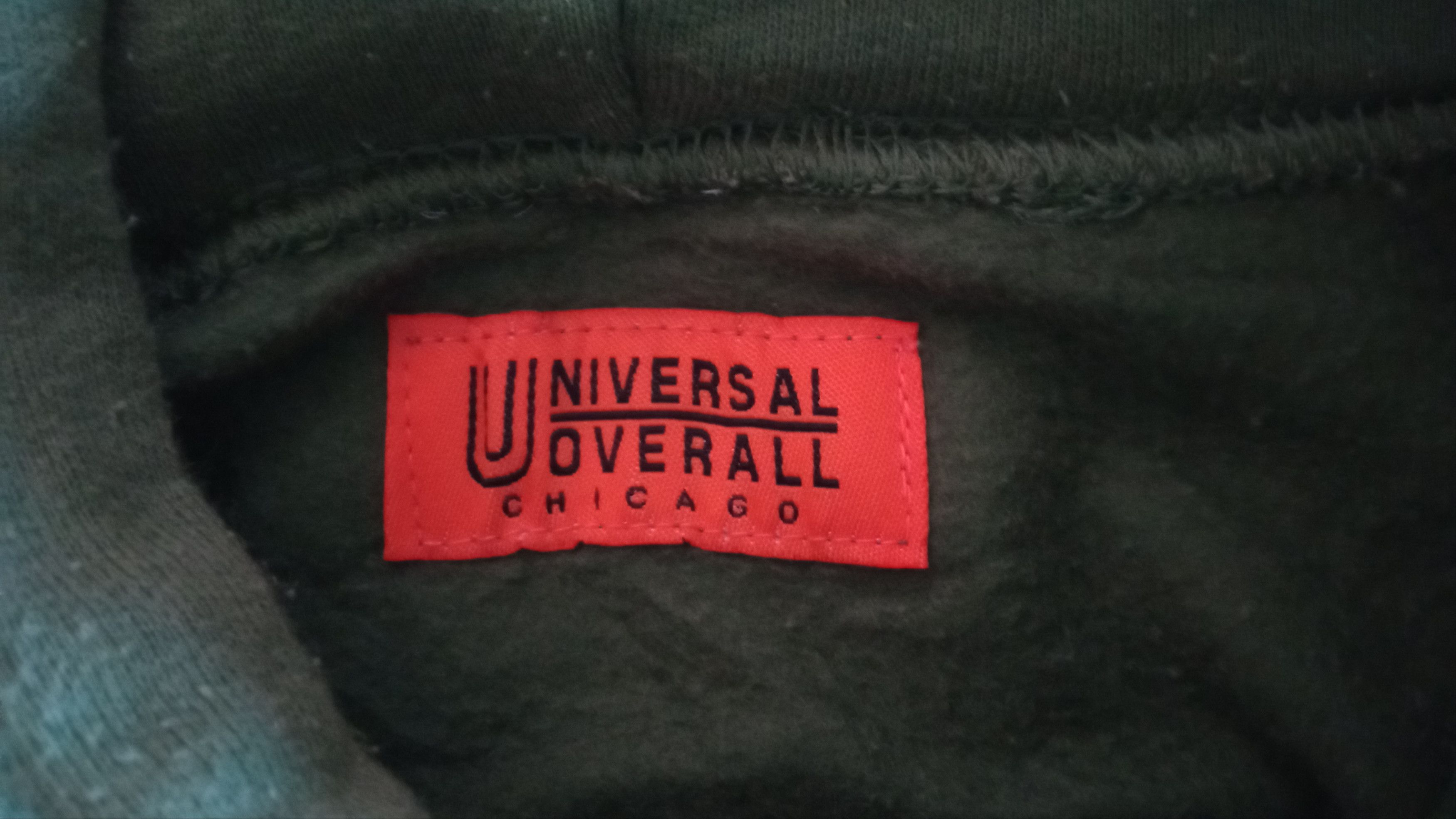 Japanese Brand × Universal Overall Chicago × Vintage 🔥🔥Universal Overall Spellout Box Logo Hoodie Jacket Size US M / EU 48-50 / 2 - 24 Thumbnail