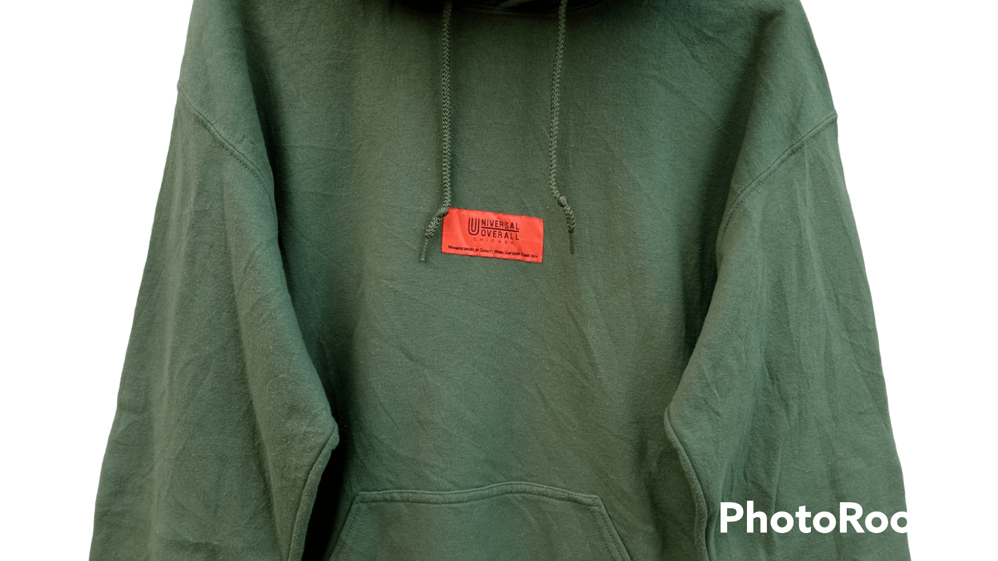 Japanese Brand × Universal Overall Chicago × Vintage 🔥🔥Universal Overall Spellout Box Logo Hoodie Jacket Size US M / EU 48-50 / 2 - 15 Thumbnail