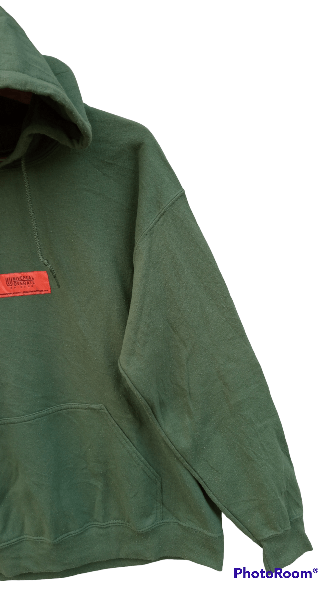 Japanese Brand × Universal Overall Chicago × Vintage 🔥🔥Universal Overall Spellout Box Logo Hoodie Jacket Size US M / EU 48-50 / 2 - 13 Thumbnail