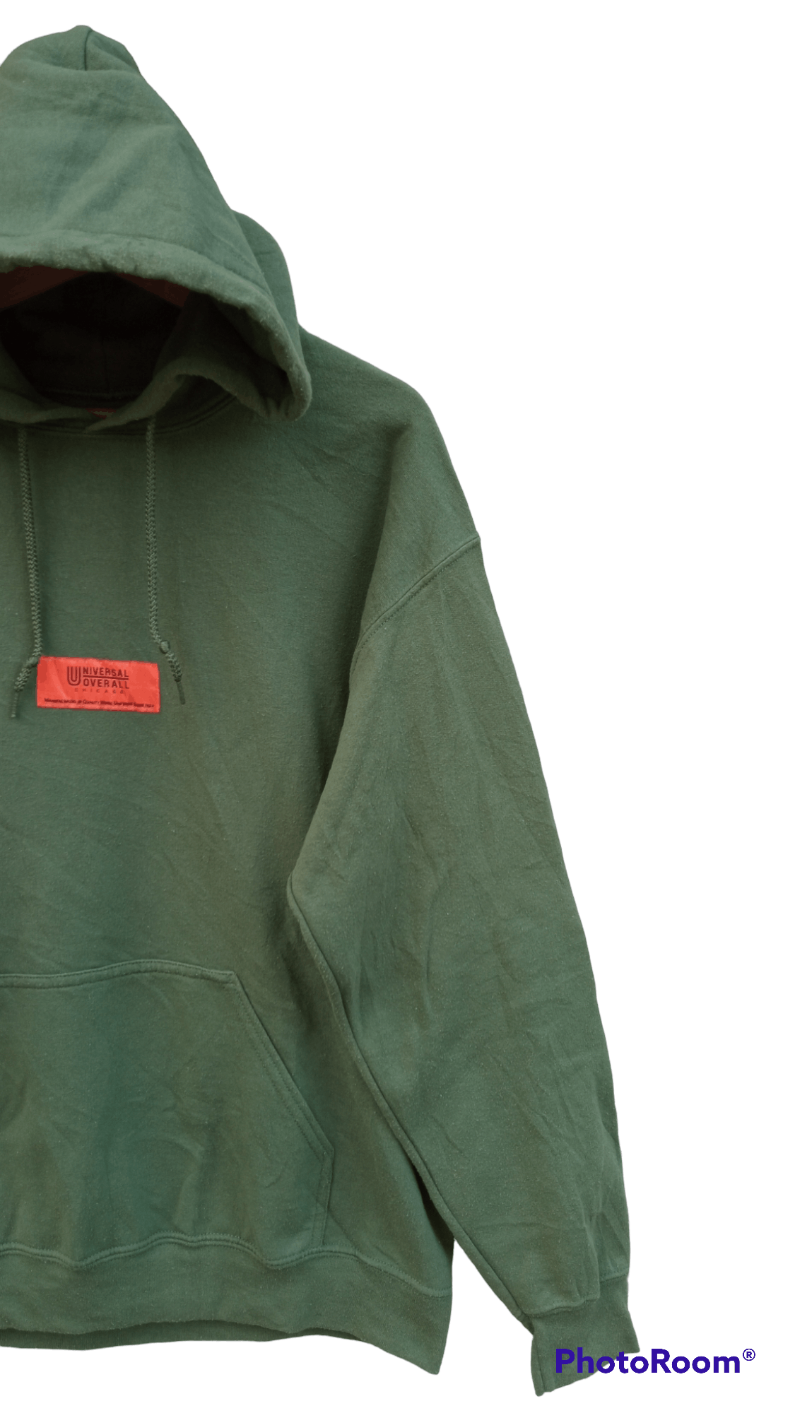 Japanese Brand × Universal Overall Chicago × Vintage 🔥🔥Universal Overall Spellout Box Logo Hoodie Jacket Size US M / EU 48-50 / 2 - 5 Thumbnail
