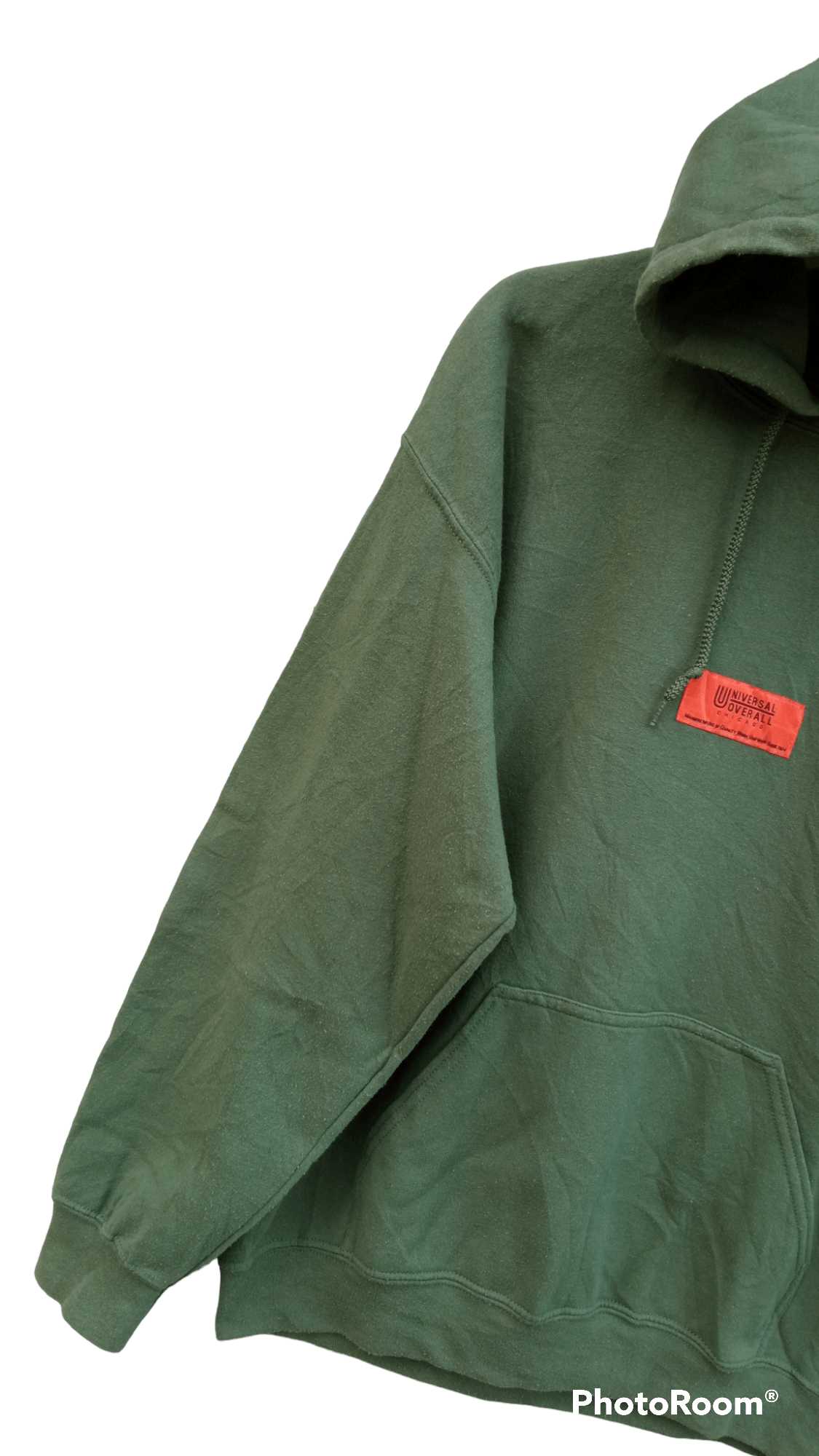 Japanese Brand × Universal Overall Chicago × Vintage 🔥🔥Universal Overall Spellout Box Logo Hoodie Jacket Size US M / EU 48-50 / 2 - 9 Thumbnail