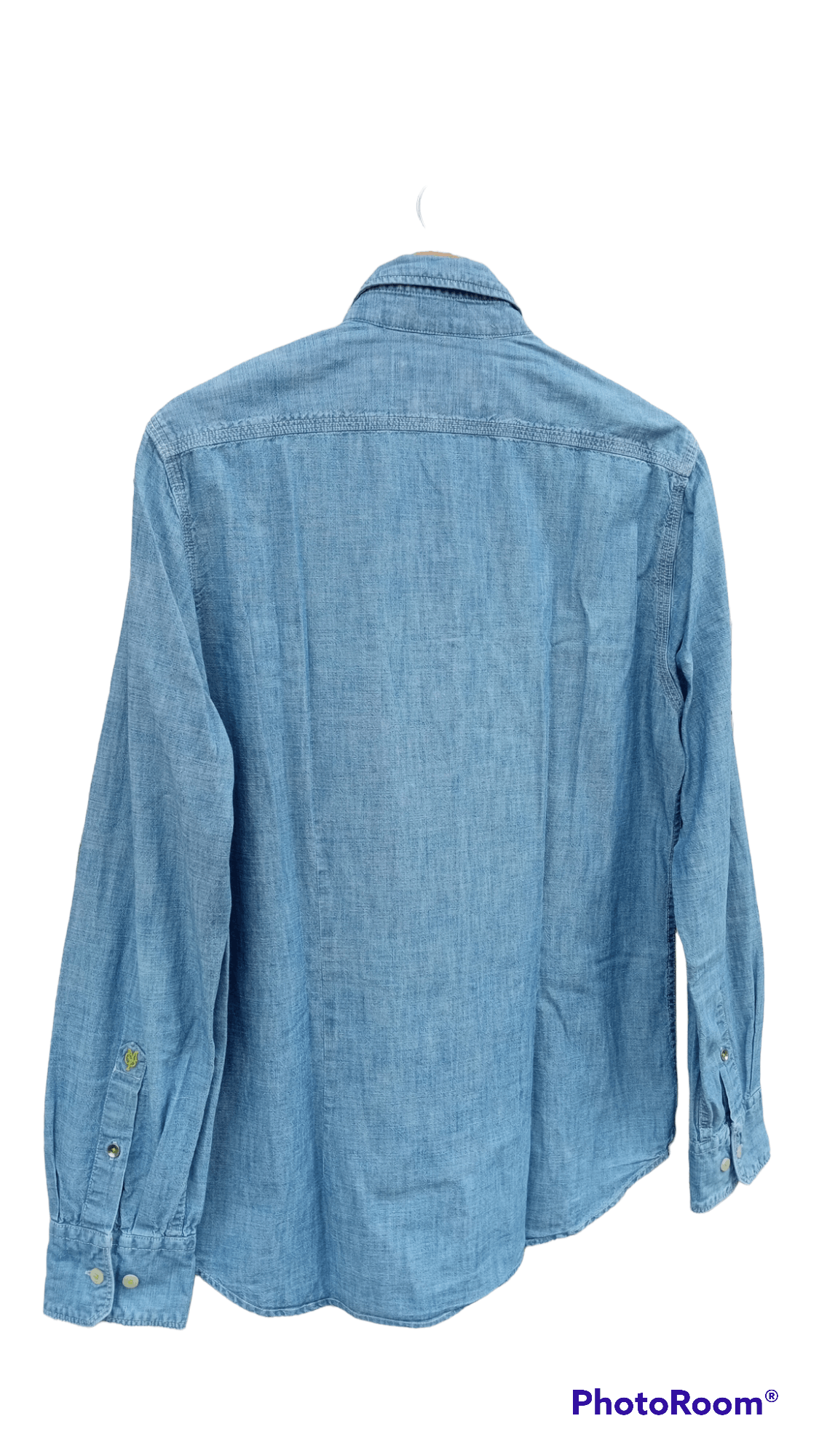 Indigo × Japanese Brand × Marc O'Polo 🔥🔥Marc O'Polo Indigo Pullover Chambray Shirt Size US M / EU 48-50 / 2 - 22 Thumbnail