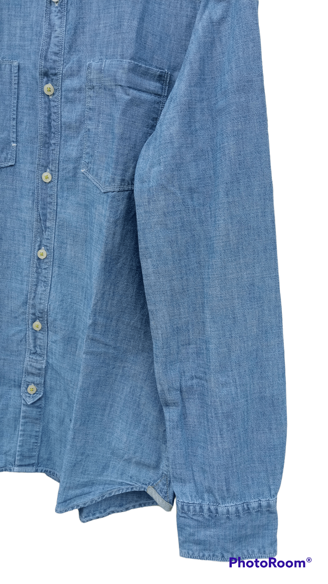Indigo × Japanese Brand × Marc O'Polo 🔥🔥Marc O'Polo Indigo Pullover Chambray Shirt Size US M / EU 48-50 / 2 - 11 Thumbnail