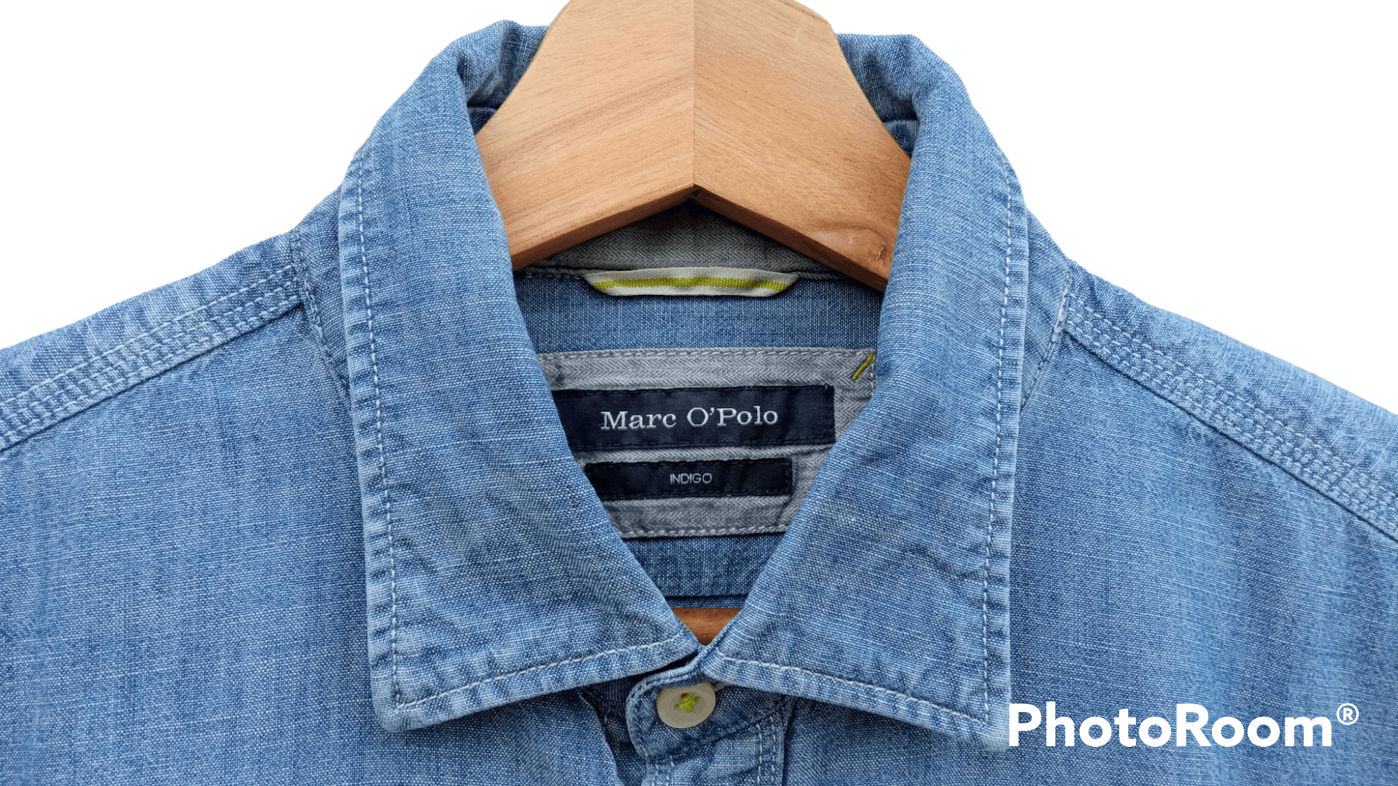 Indigo × Japanese Brand × Marc O'Polo 🔥🔥Marc O'Polo Indigo Pullover Chambray Shirt Size US M / EU 48-50 / 2 - 19 Thumbnail