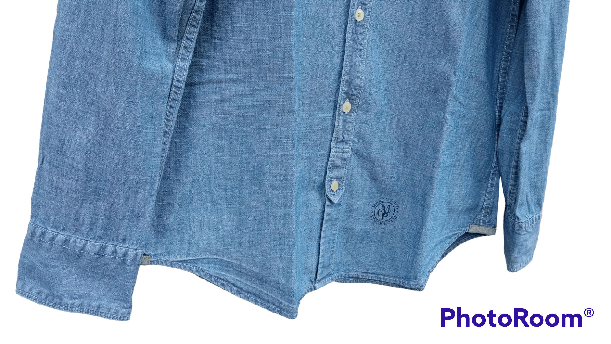 Indigo × Japanese Brand × Marc O'Polo 🔥🔥Marc O'Polo Indigo Pullover Chambray Shirt Size US M / EU 48-50 / 2 - 17 Thumbnail