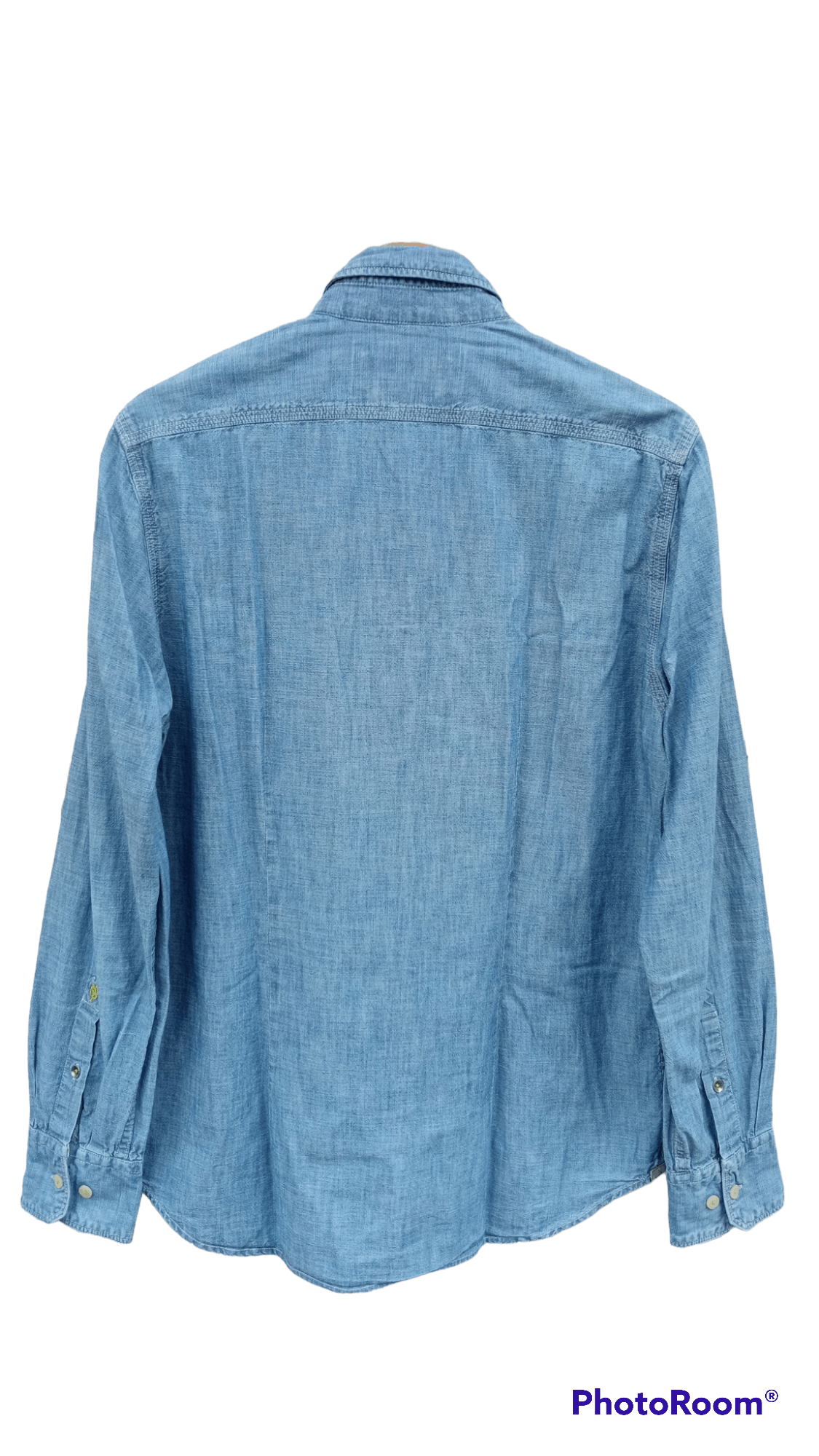 Indigo × Japanese Brand × Marc O'Polo 🔥🔥Marc O'Polo Indigo Pullover Chambray Shirt Size US M / EU 48-50 / 2 - 21 Thumbnail