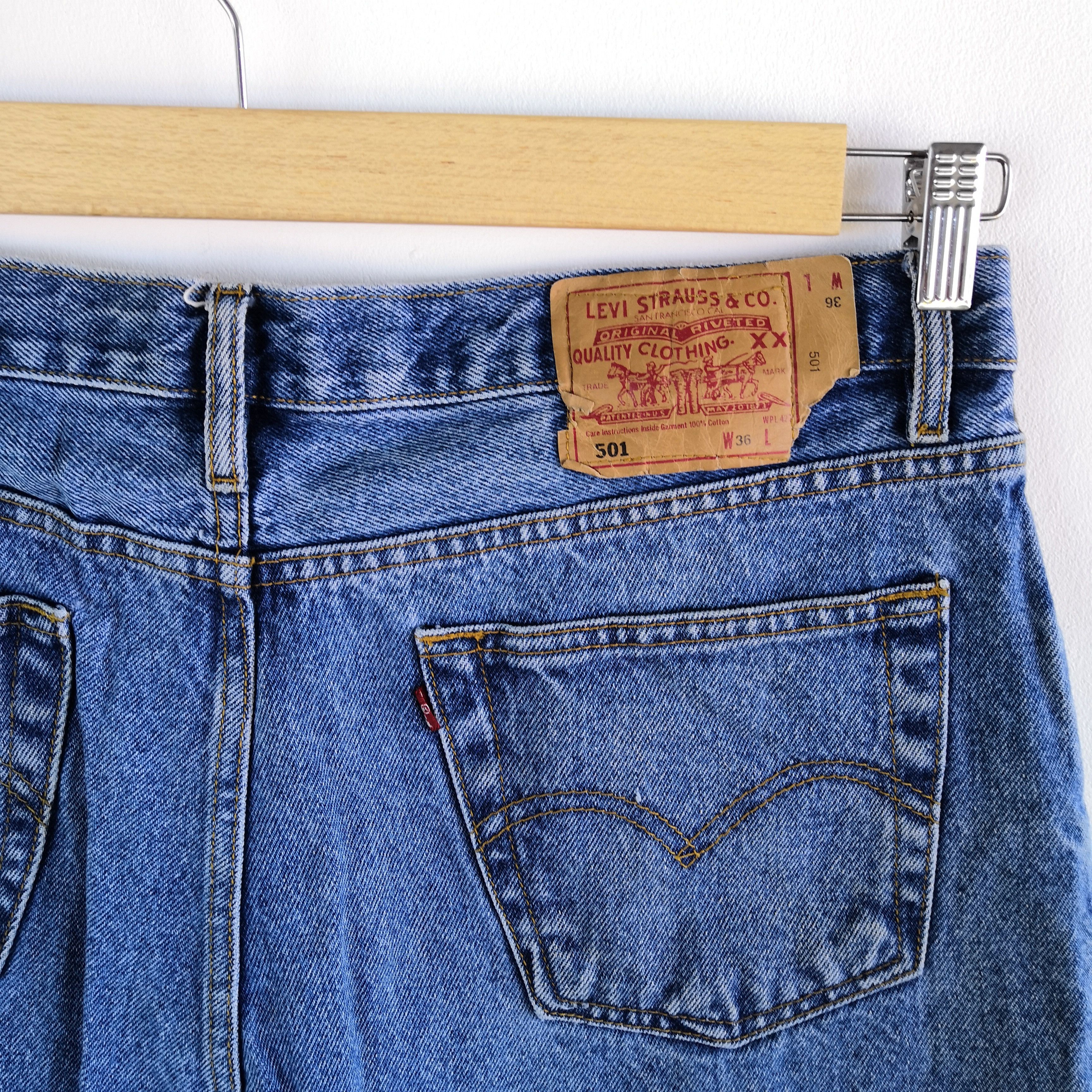 Levi's Vintage Levis 501 Jeans Levi's 501 Short Denim Pants Size US 34 / EU 50 - 4 Thumbnail