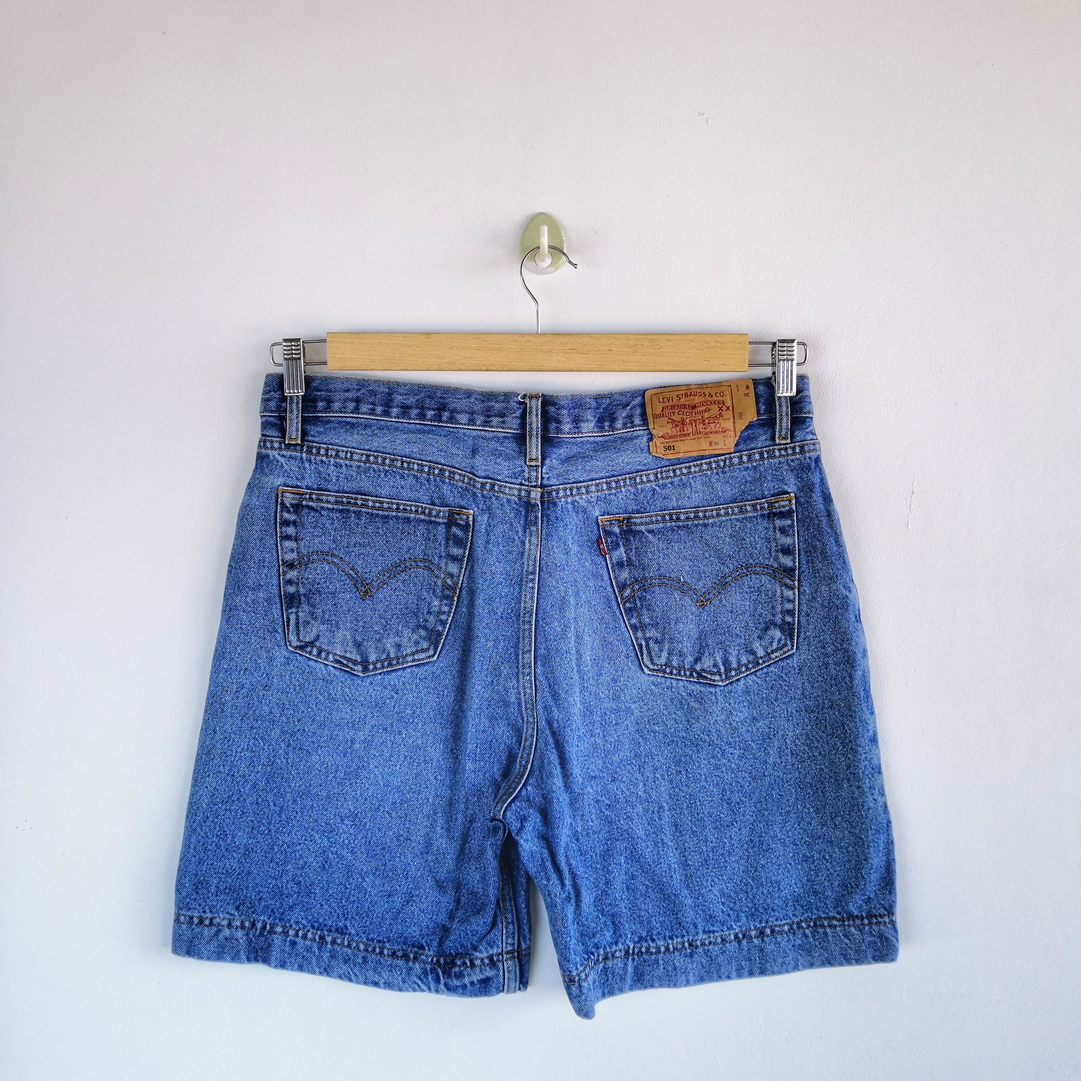 Levi's Vintage Levis 501 Jeans Levi's 501 Short Denim Pants Size US 34 / EU 50 - 2 Thumbnail