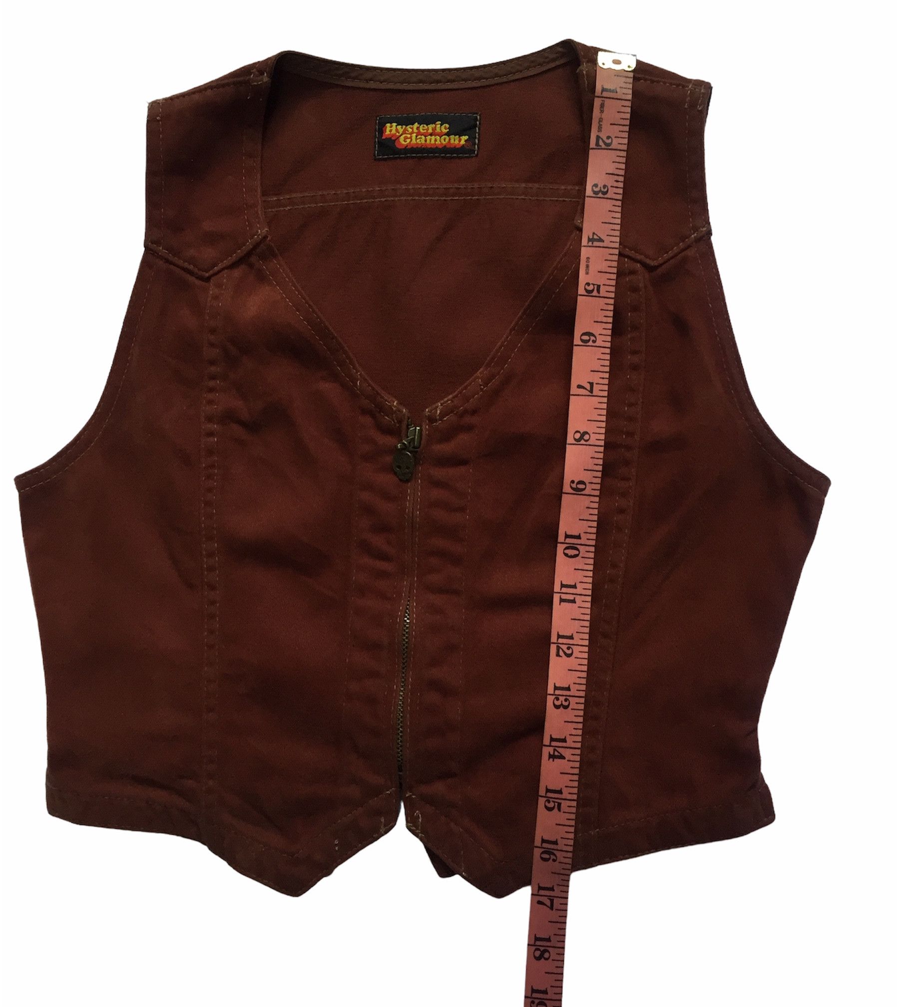 Hysteric Glamour VINTAGE 90s HYSTERIC GLAMOUR AMERICANA STYLE VEST JACKET Size XS / US 0-2 / IT 36-38 - 12 Thumbnail