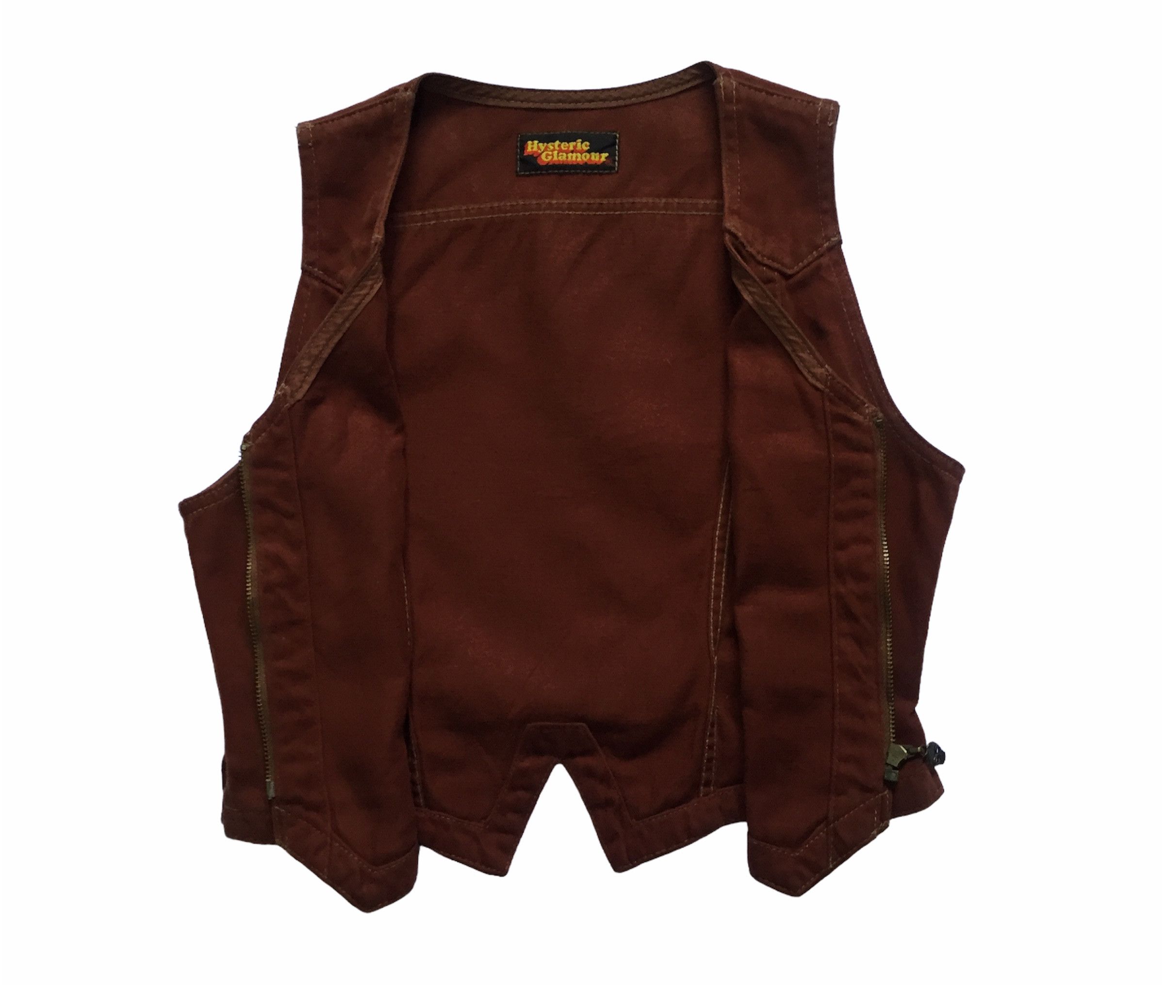 Hysteric Glamour VINTAGE 90s HYSTERIC GLAMOUR AMERICANA STYLE VEST JACKET Size XS / US 0-2 / IT 36-38 - 4 Thumbnail