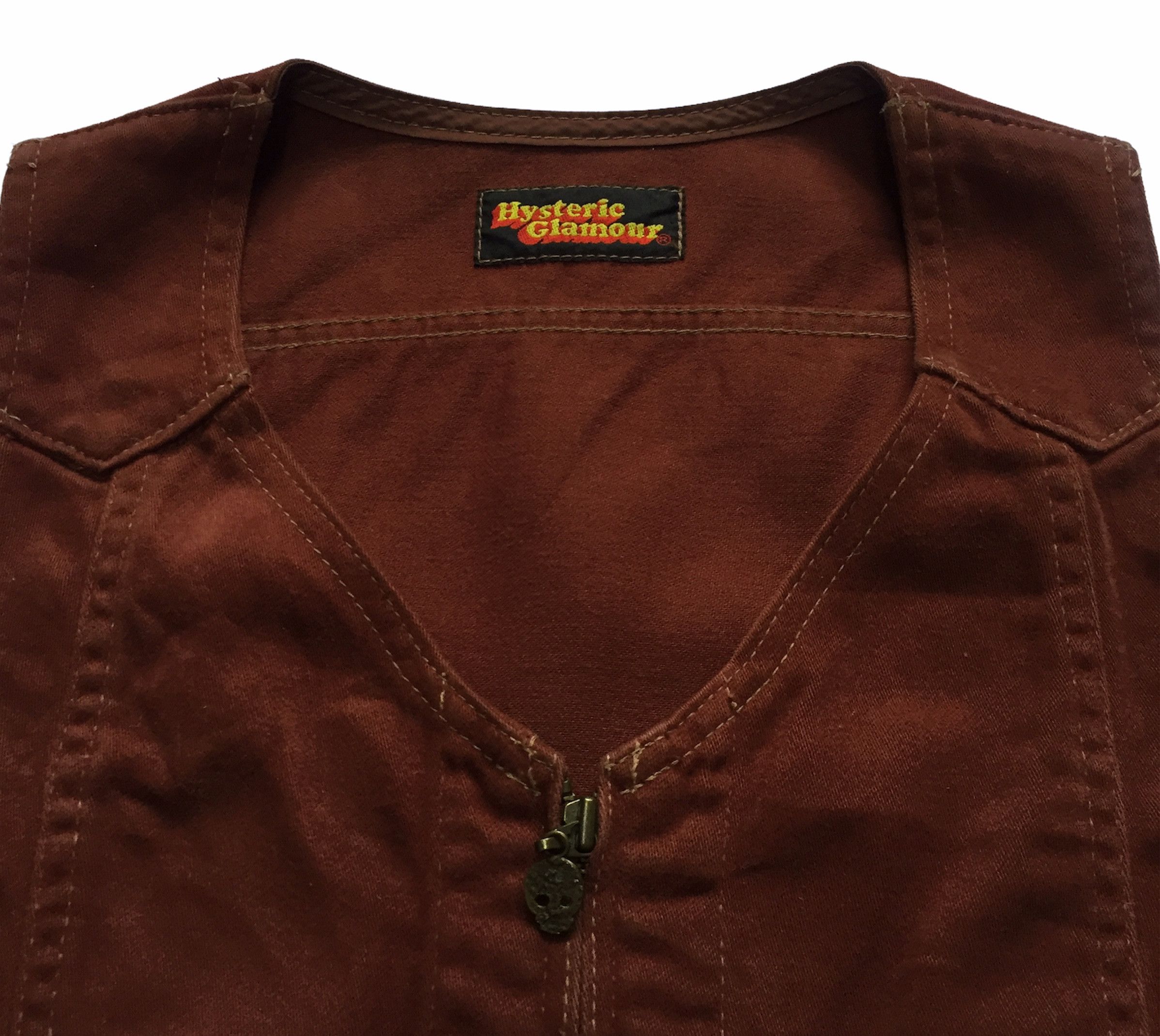 Hysteric Glamour VINTAGE 90s HYSTERIC GLAMOUR AMERICANA STYLE VEST JACKET Size XS / US 0-2 / IT 36-38 - 5 Thumbnail
