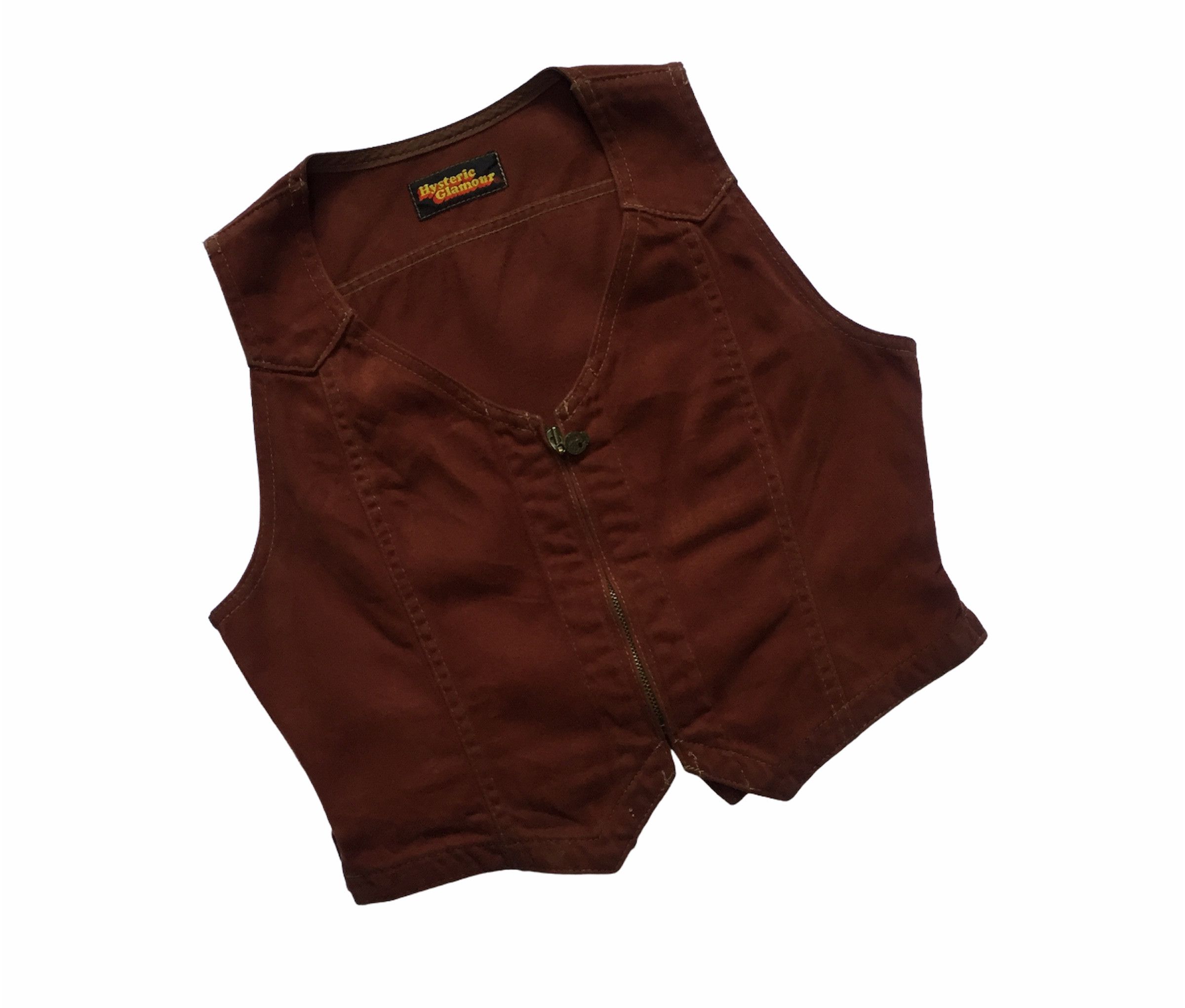 Hysteric Glamour VINTAGE 90s HYSTERIC GLAMOUR AMERICANA STYLE VEST JACKET Size XS / US 0-2 / IT 36-38 - 3 Thumbnail