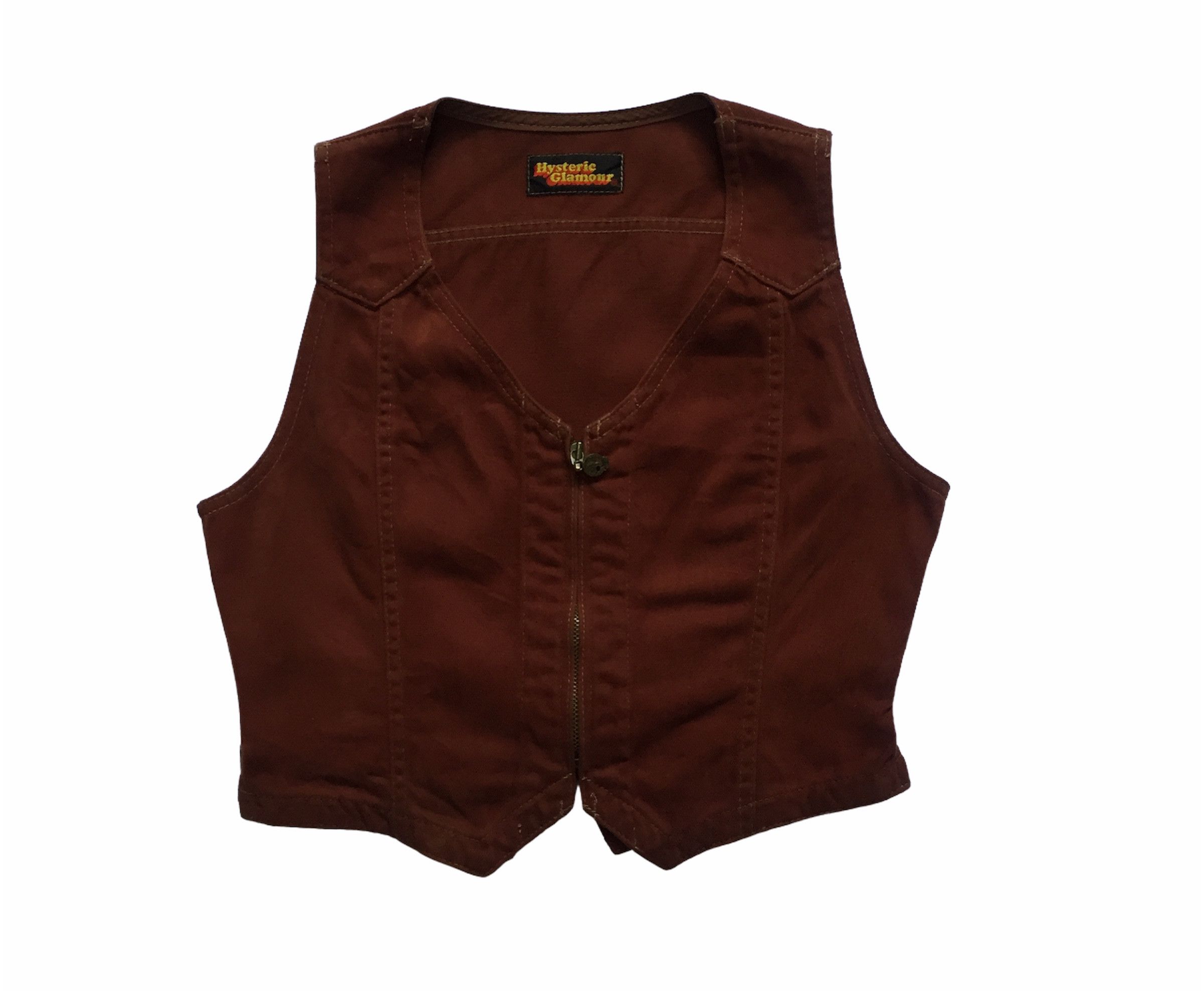 Hysteric Glamour VINTAGE 90s HYSTERIC GLAMOUR AMERICANA STYLE VEST JACKET Size XS / US 0-2 / IT 36-38 - 1 Thumbnail