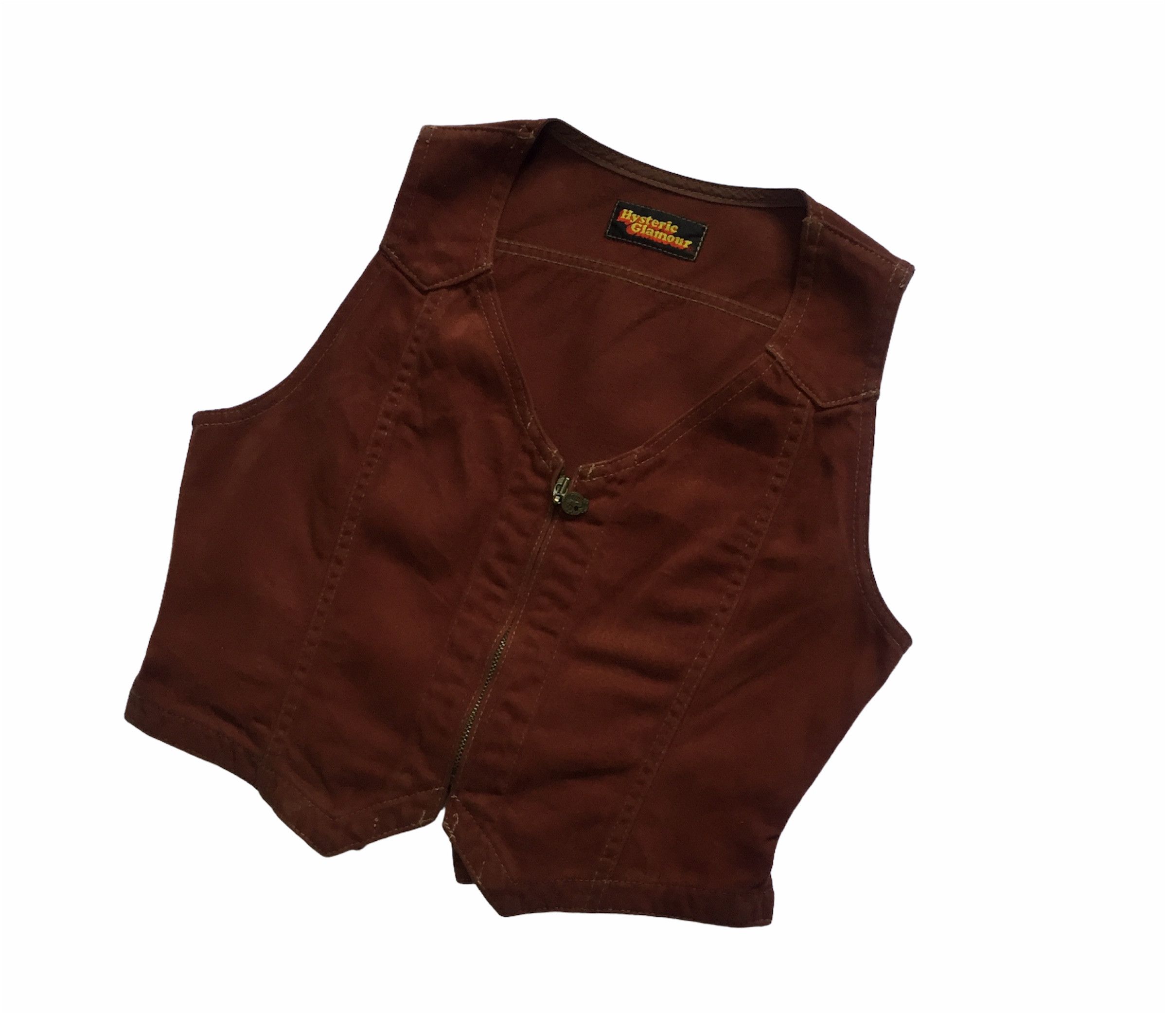 Hysteric Glamour VINTAGE 90s HYSTERIC GLAMOUR AMERICANA STYLE VEST JACKET Size XS / US 0-2 / IT 36-38 - 2 Thumbnail
