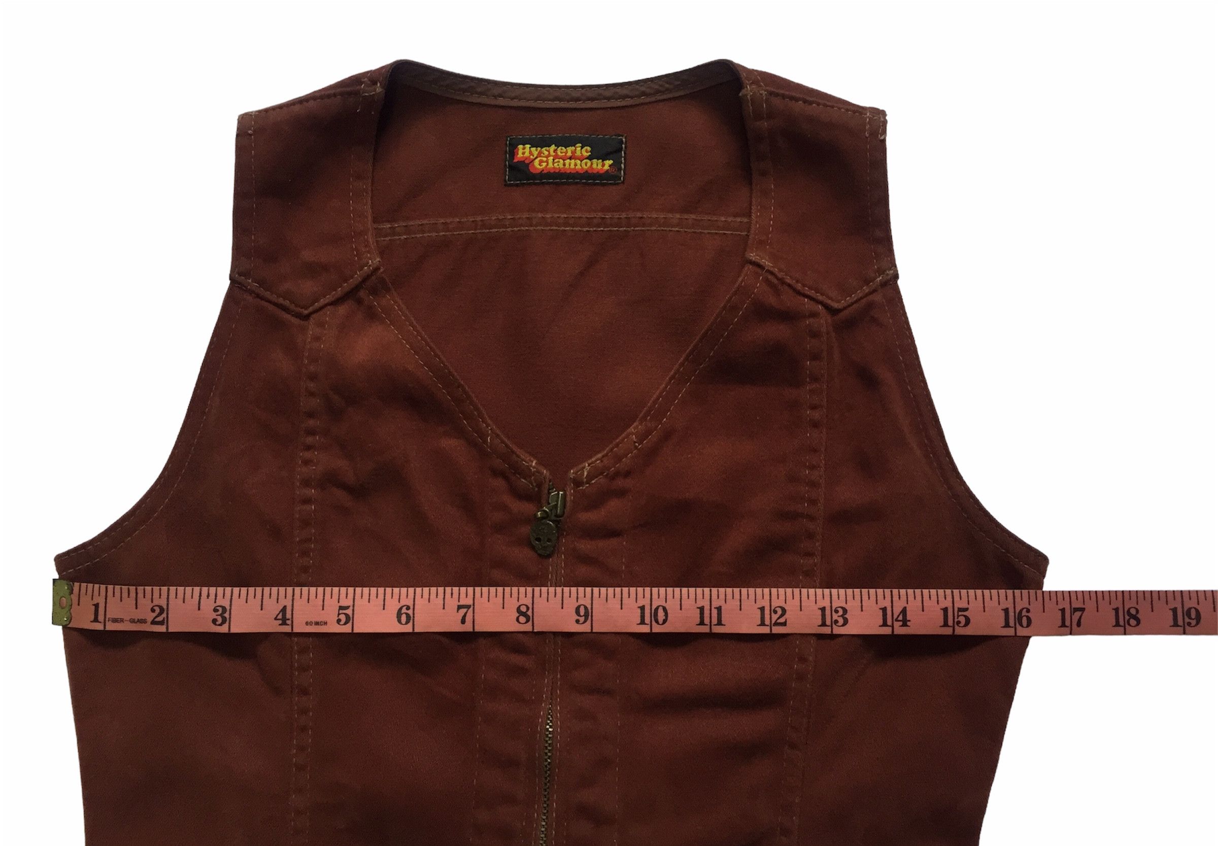 Hysteric Glamour VINTAGE 90s HYSTERIC GLAMOUR AMERICANA STYLE VEST JACKET Size XS / US 0-2 / IT 36-38 - 11 Thumbnail