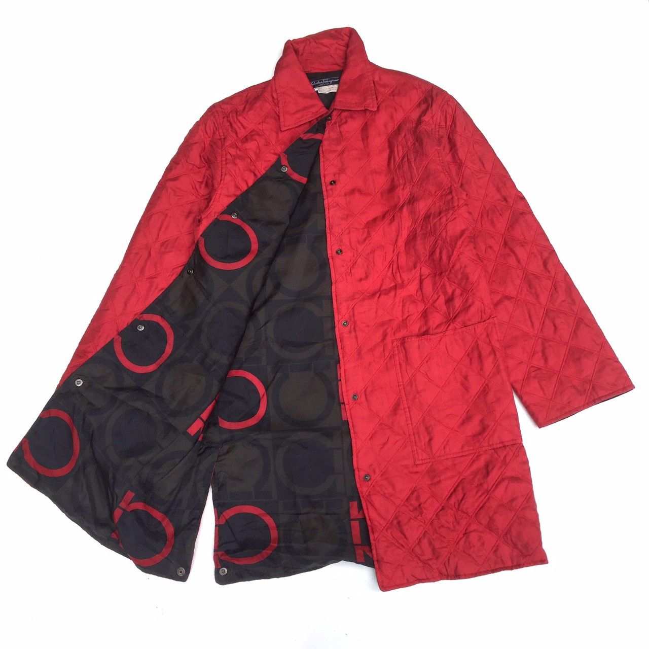 Salvatore Ferragamo salvatore ferragamo quilted full print light parka Size US M / EU 48-50 / 2 - 2 Thumbnail