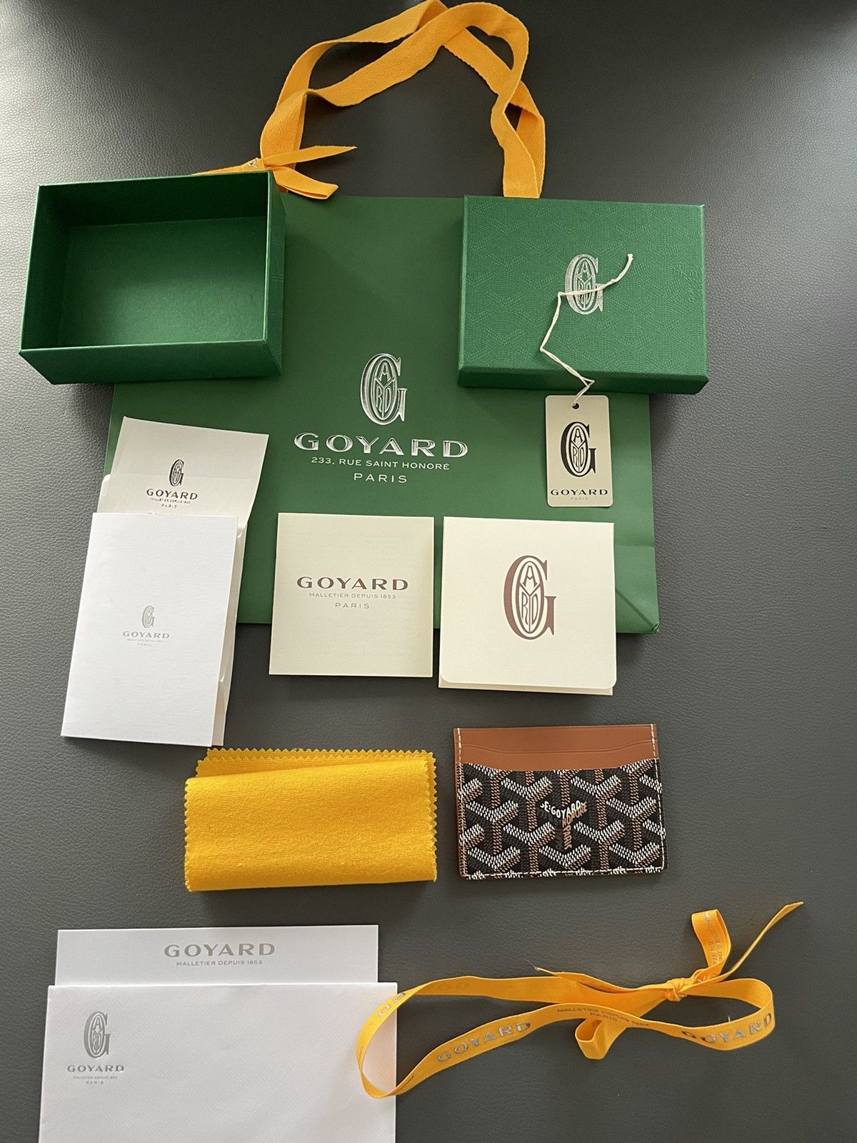 Goyard Rare Brand NEW St Sulpice Classic Iconic Cardholder Wallet Size ONE SIZE - 2 Thumbnail