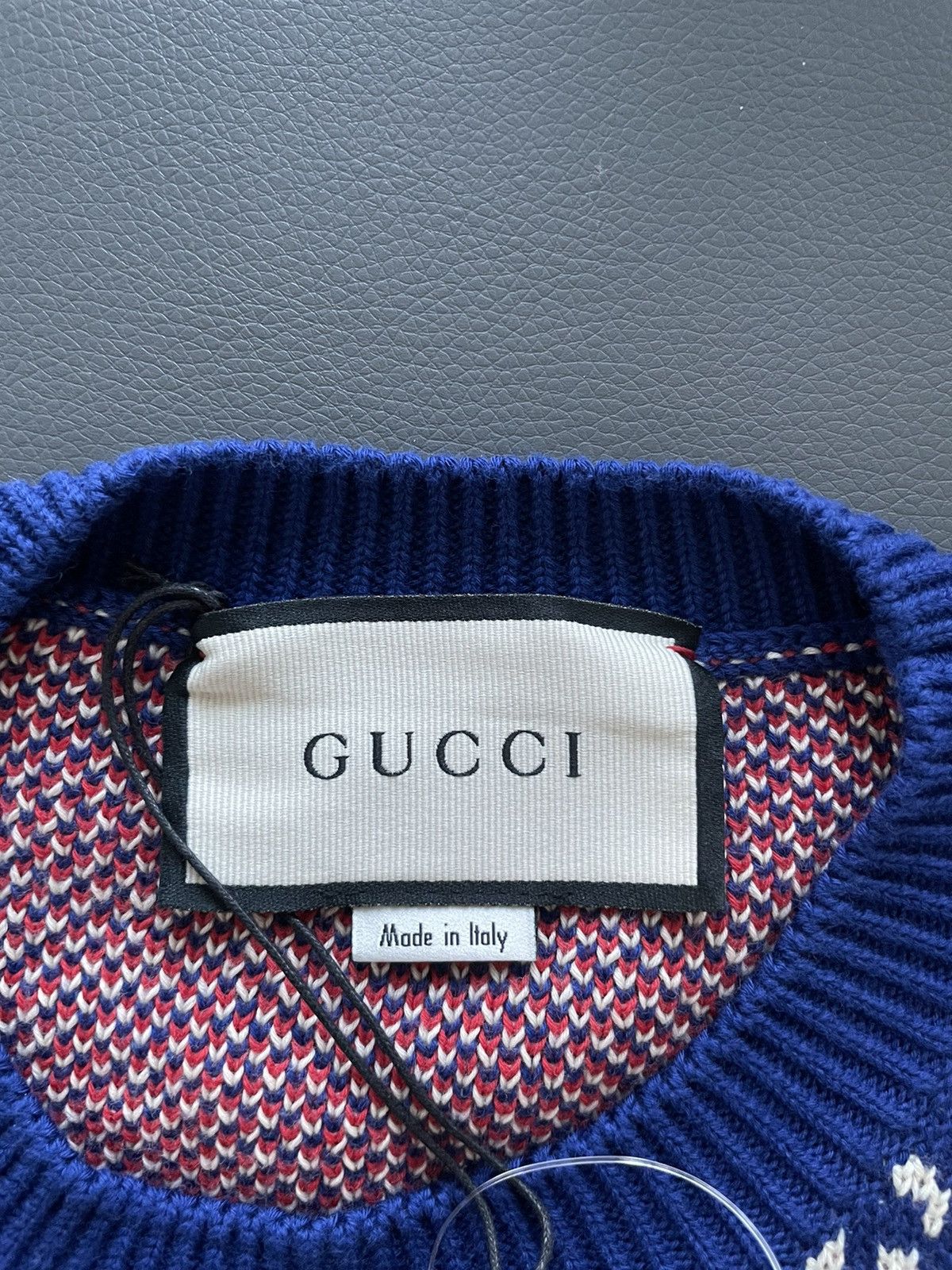 Gucci $2,500 Value NEW Rare Runway Brand NEW GG Logo Star Sweater Size US M / EU 48-50 / 2 - 5 Thumbnail