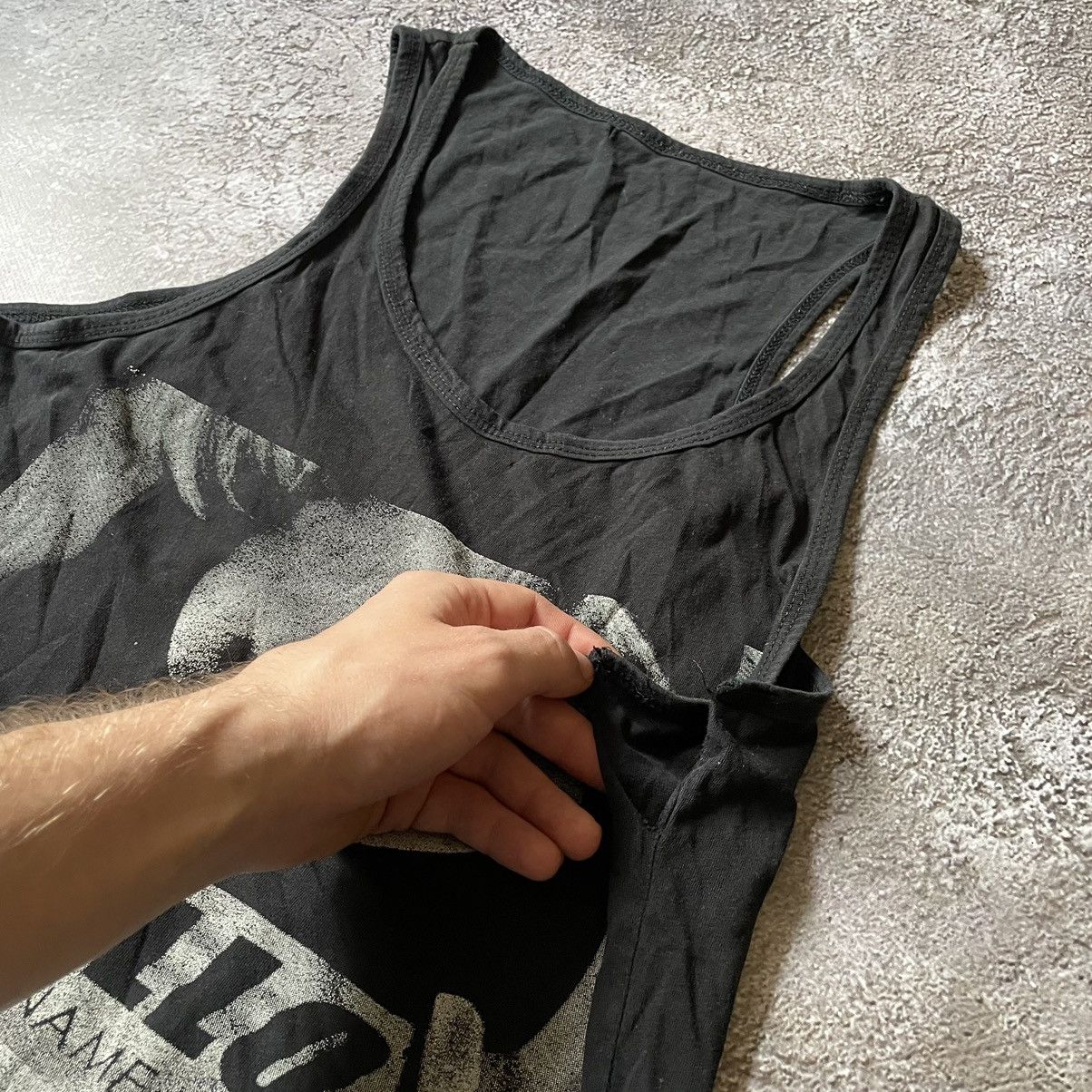 Vintage Vintage Y2K Graphic Tee Sun Faded Black Grunge Skate Baggy L Size US L / EU 52-54 / 3 - 7 Thumbnail