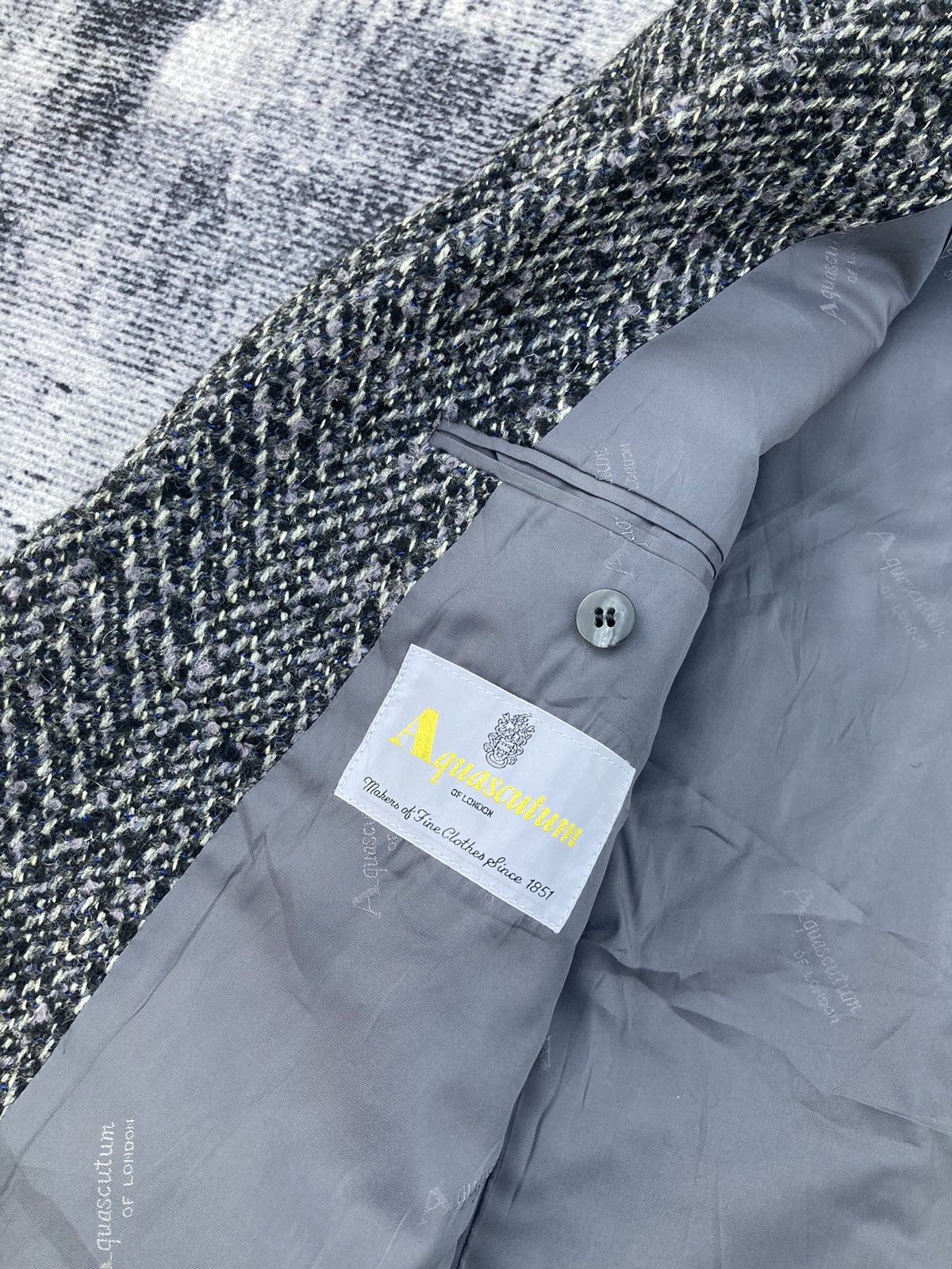 Aquascutum DISTRESSED AQUASCUTUM WOOL BLAZER JACKET Size US M / EU 48-50 / 2 - 5 Thumbnail