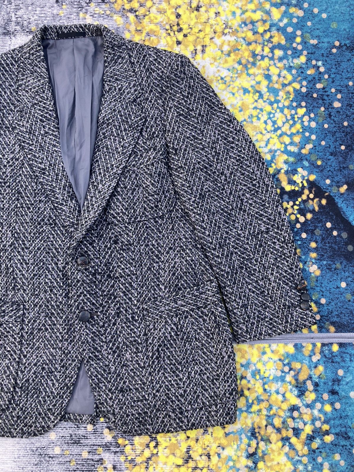 Aquascutum DISTRESSED AQUASCUTUM WOOL BLAZER JACKET Size US M / EU 48-50 / 2 - 4 Thumbnail