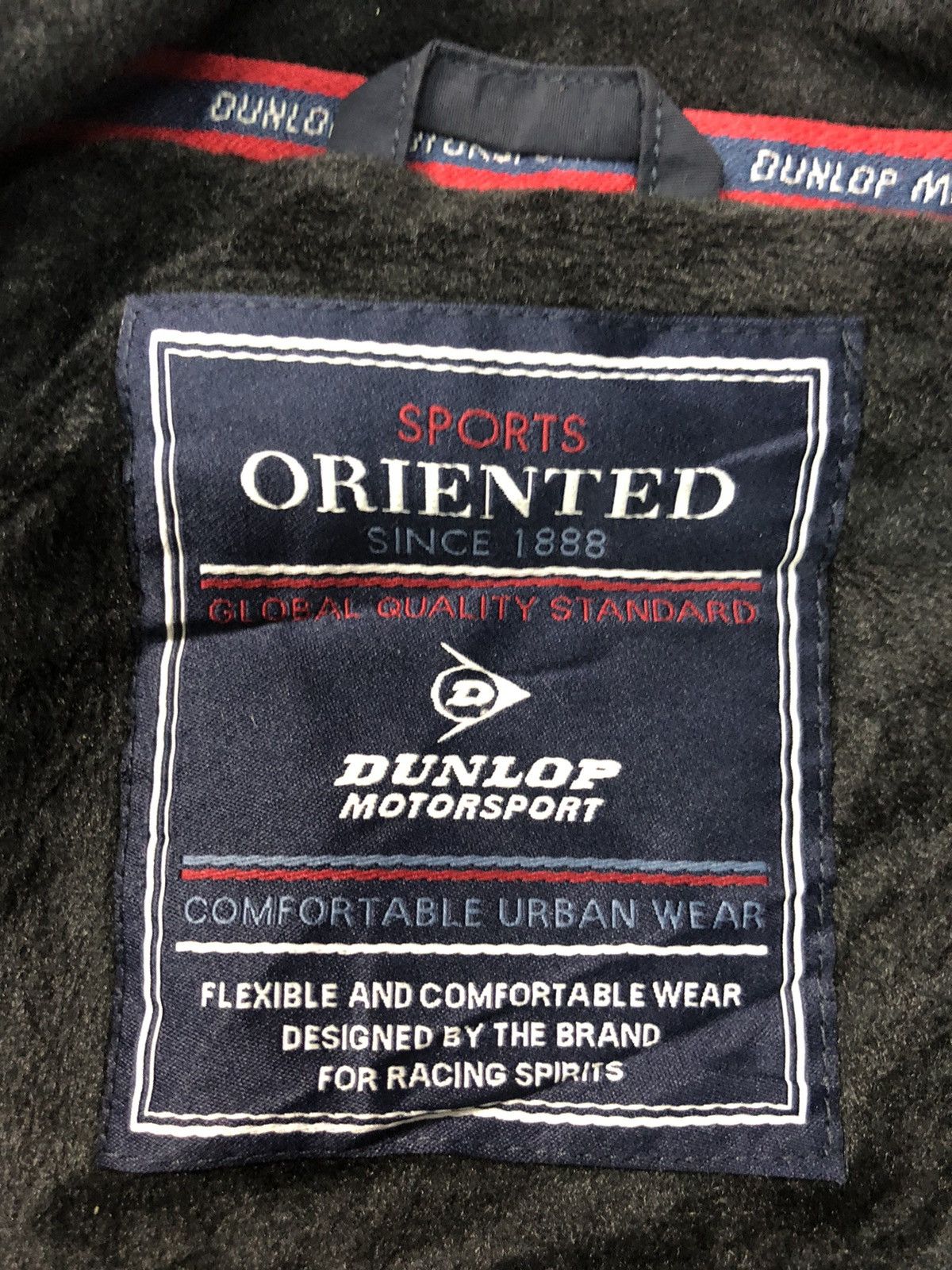 Dunlop × Vintage VINTAGE DUNLOP MOTORSPORT COMFORTABLE URBAN WEAR JACKET Size US L / EU 52-54 / 3 - 8 Thumbnail