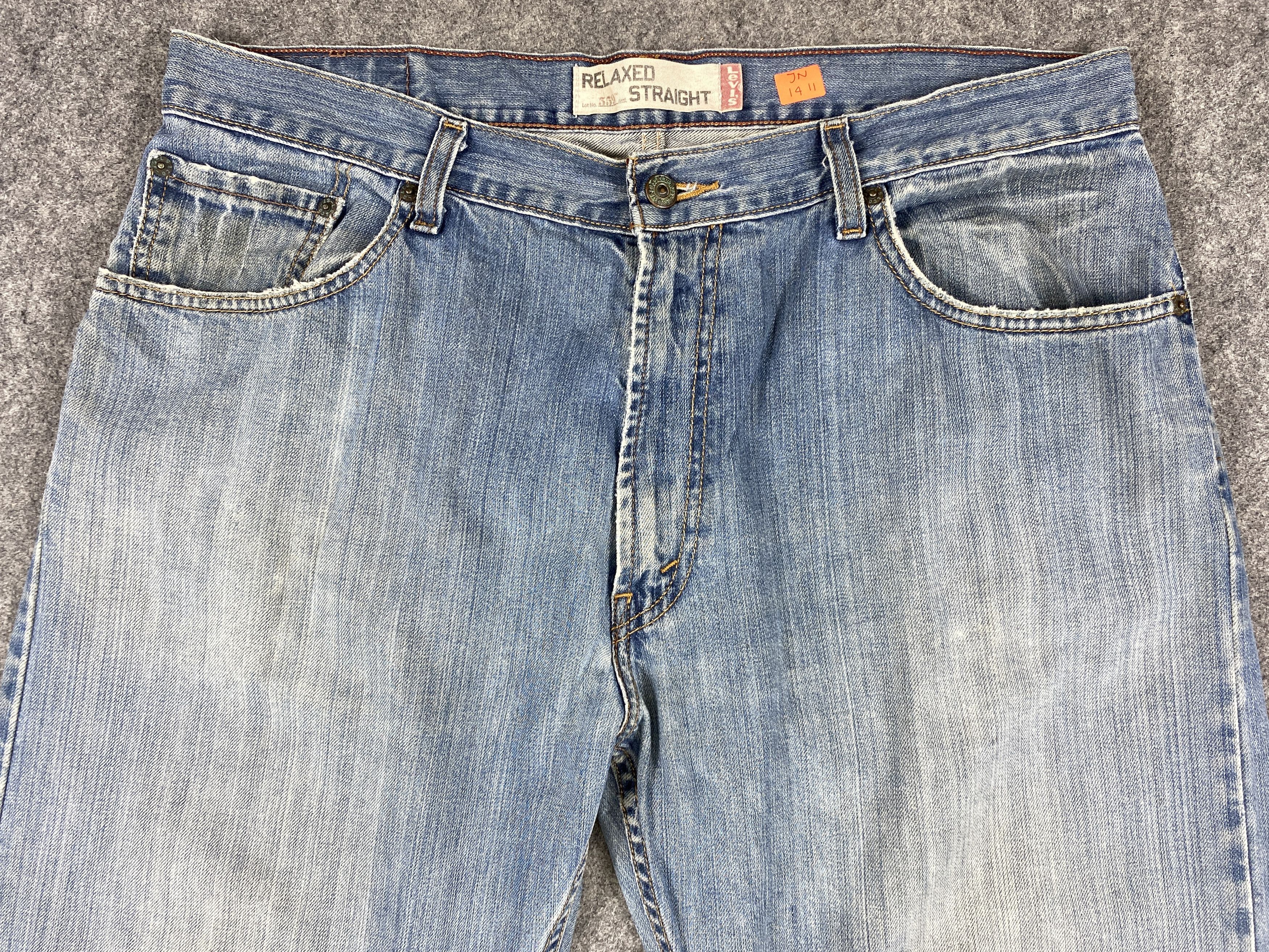 Levi's Faded Blue Vintage Levi's 559 Jeans 36x31.5 Denim -JN1411 Size US 36 / EU 52 - 3 Thumbnail