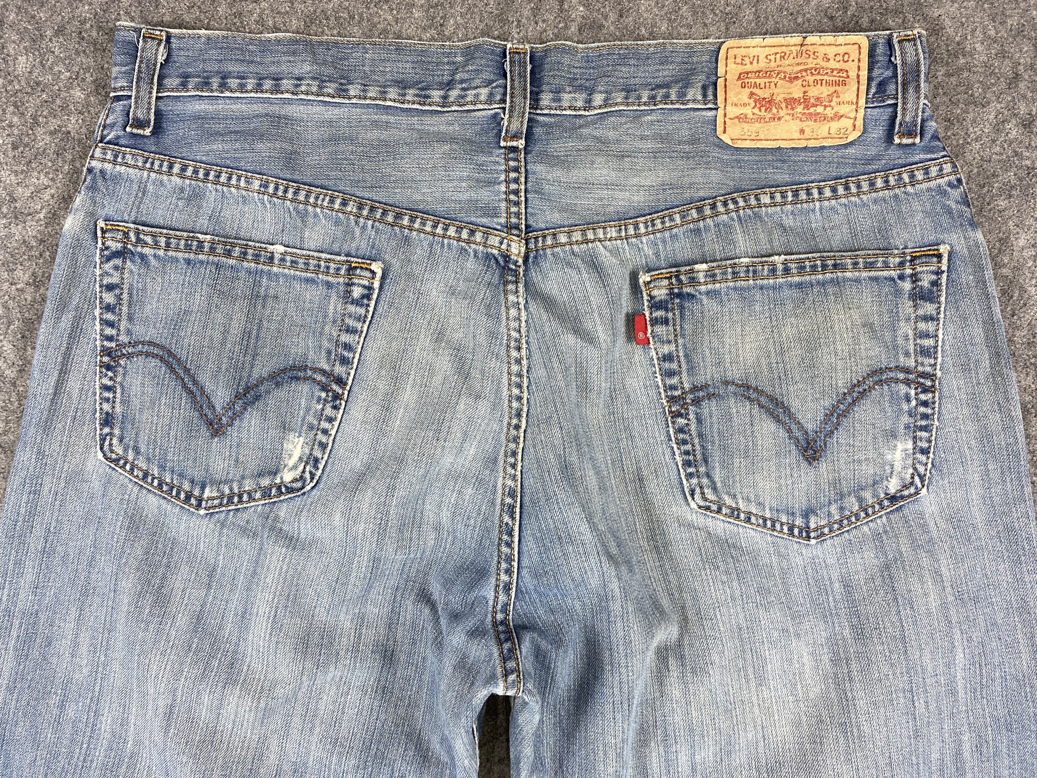 Levi's Faded Blue Vintage Levi's 559 Jeans 36x31.5 Denim -JN1411 Size US 36 / EU 52 - 4 Thumbnail