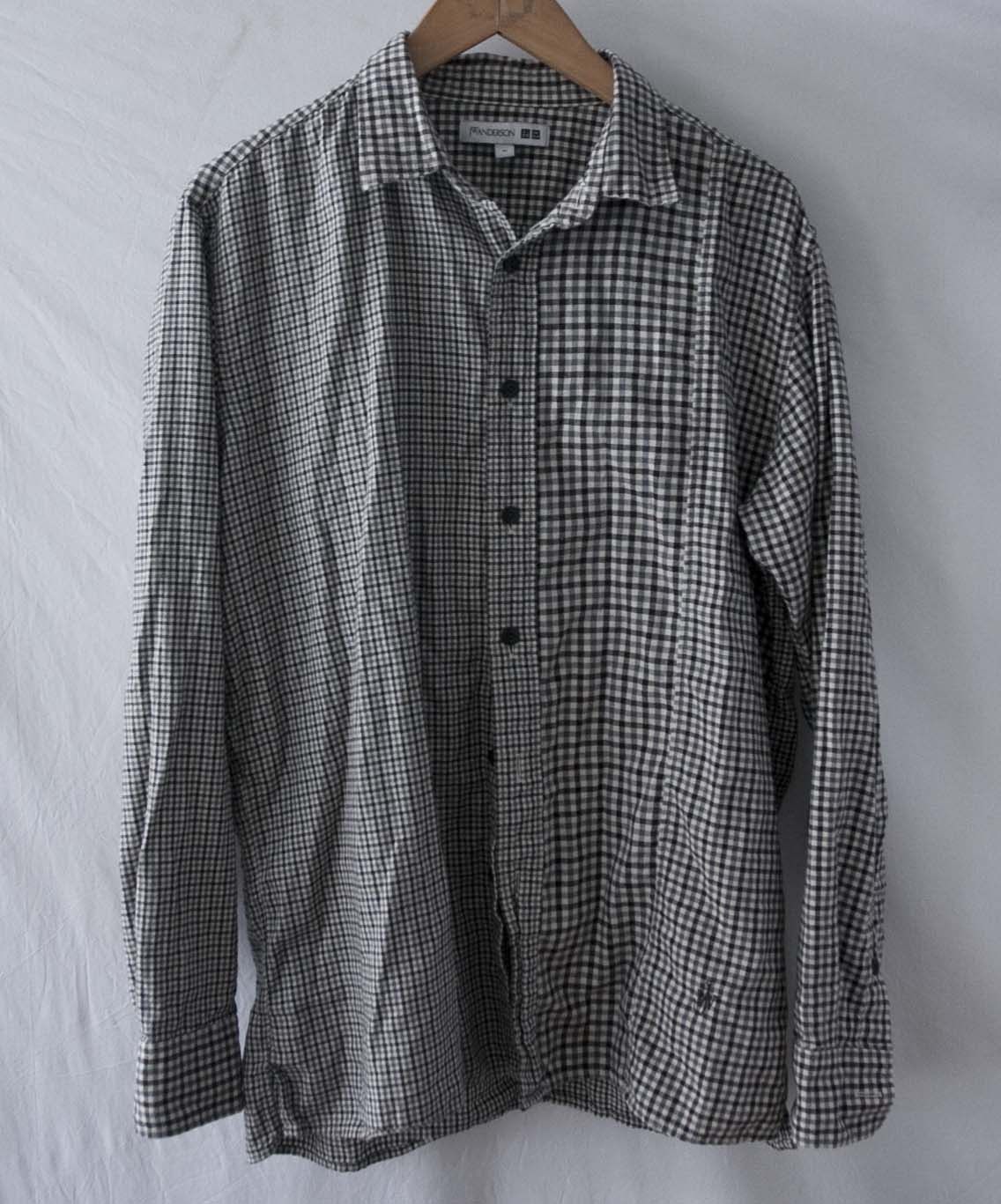 JW Anderson × Uniqlo J W Andersson x Uniqlo Shirt Flannel Plaid Size M Size US M / EU 48-50 / 2 - 2 Thumbnail