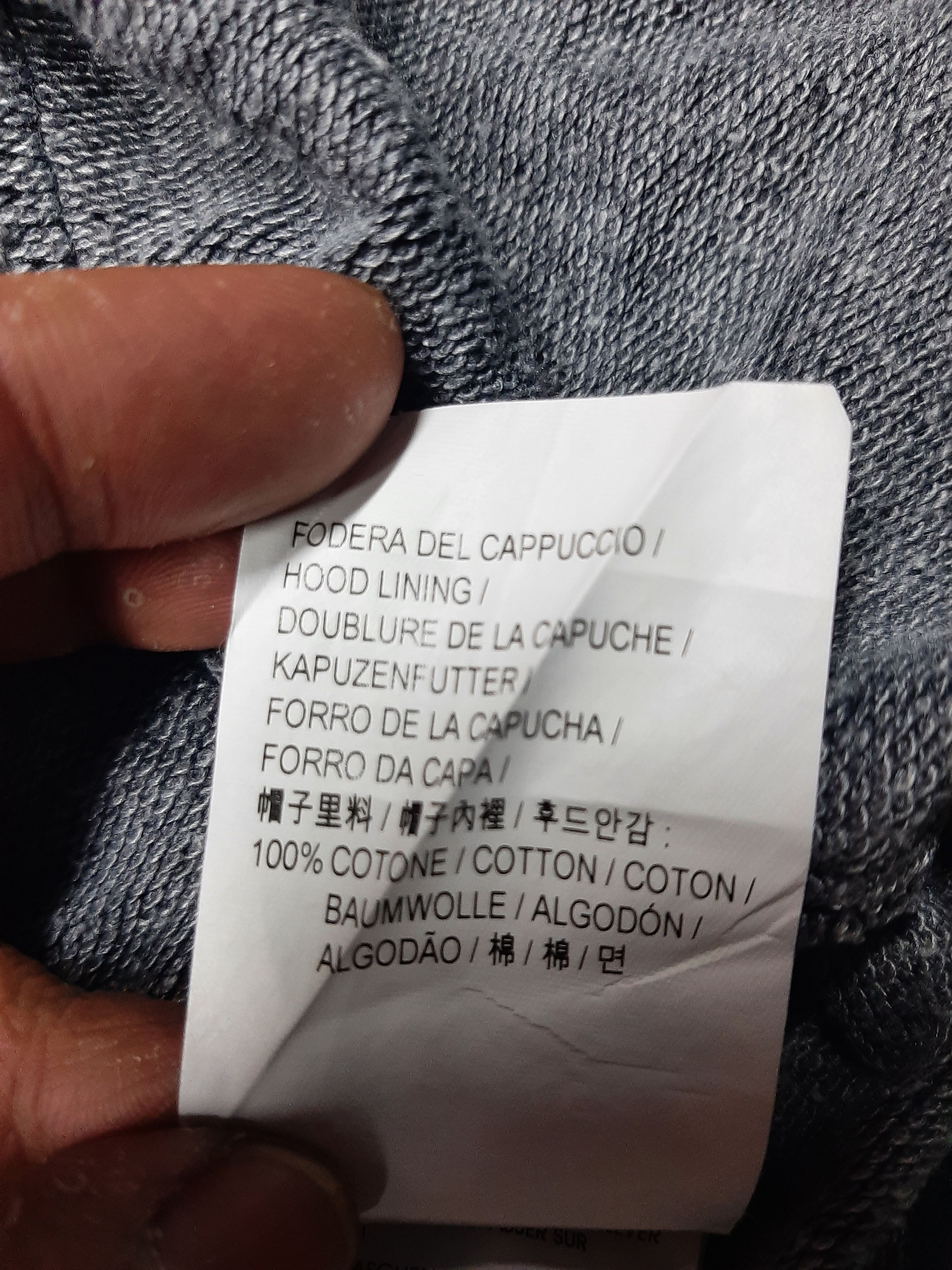 Calvin Klein × Designer CALVIN KLEIN BIG SPELL OUT FRONT BACK ZIPPER HOODIE Size US L / EU 52-54 / 3 - 9 Thumbnail
