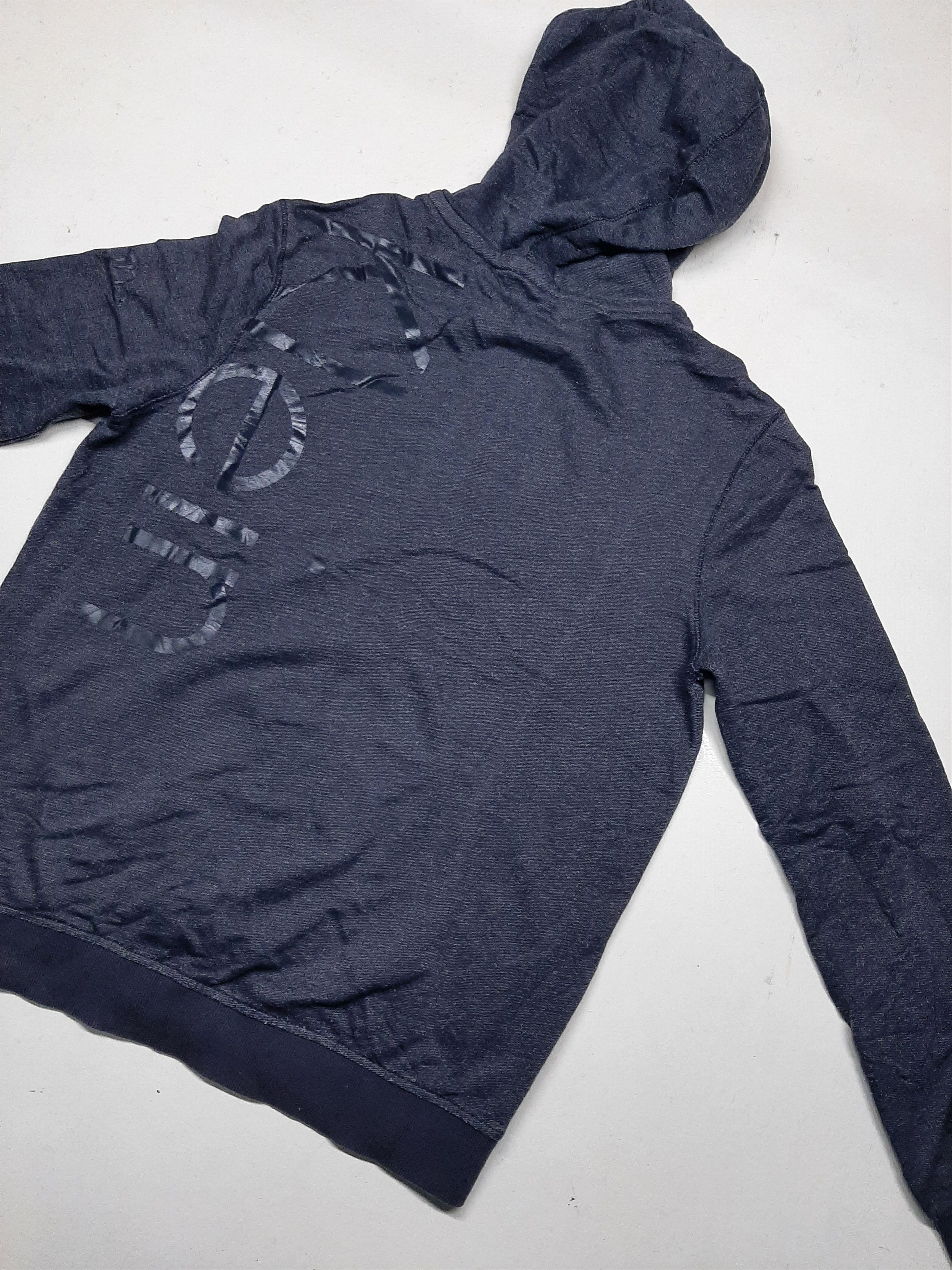 Calvin Klein × Designer CALVIN KLEIN BIG SPELL OUT FRONT BACK ZIPPER HOODIE Size US L / EU 52-54 / 3 - 4 Thumbnail