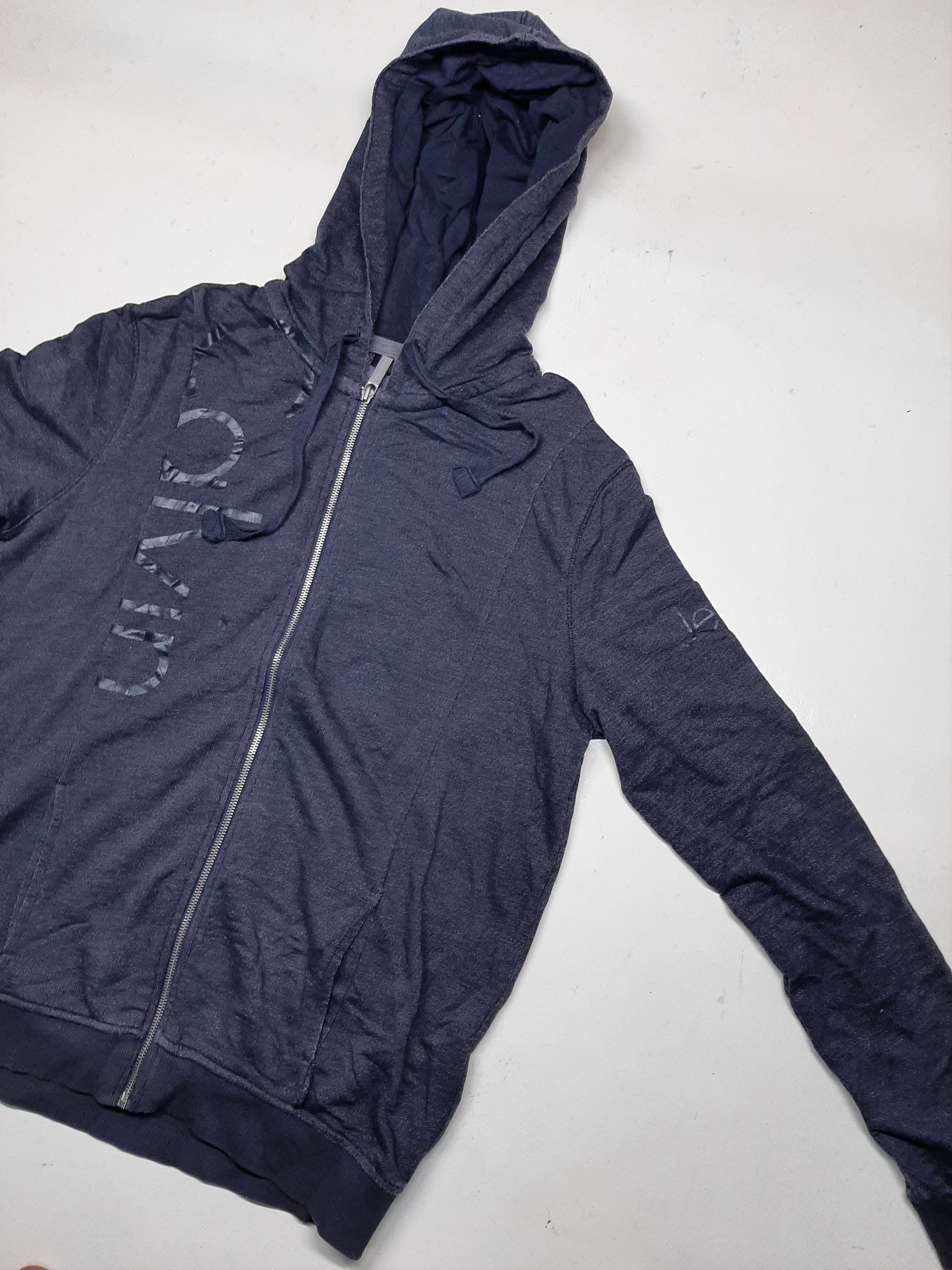 Calvin Klein × Designer CALVIN KLEIN BIG SPELL OUT FRONT BACK ZIPPER HOODIE Size US L / EU 52-54 / 3 - 3 Thumbnail