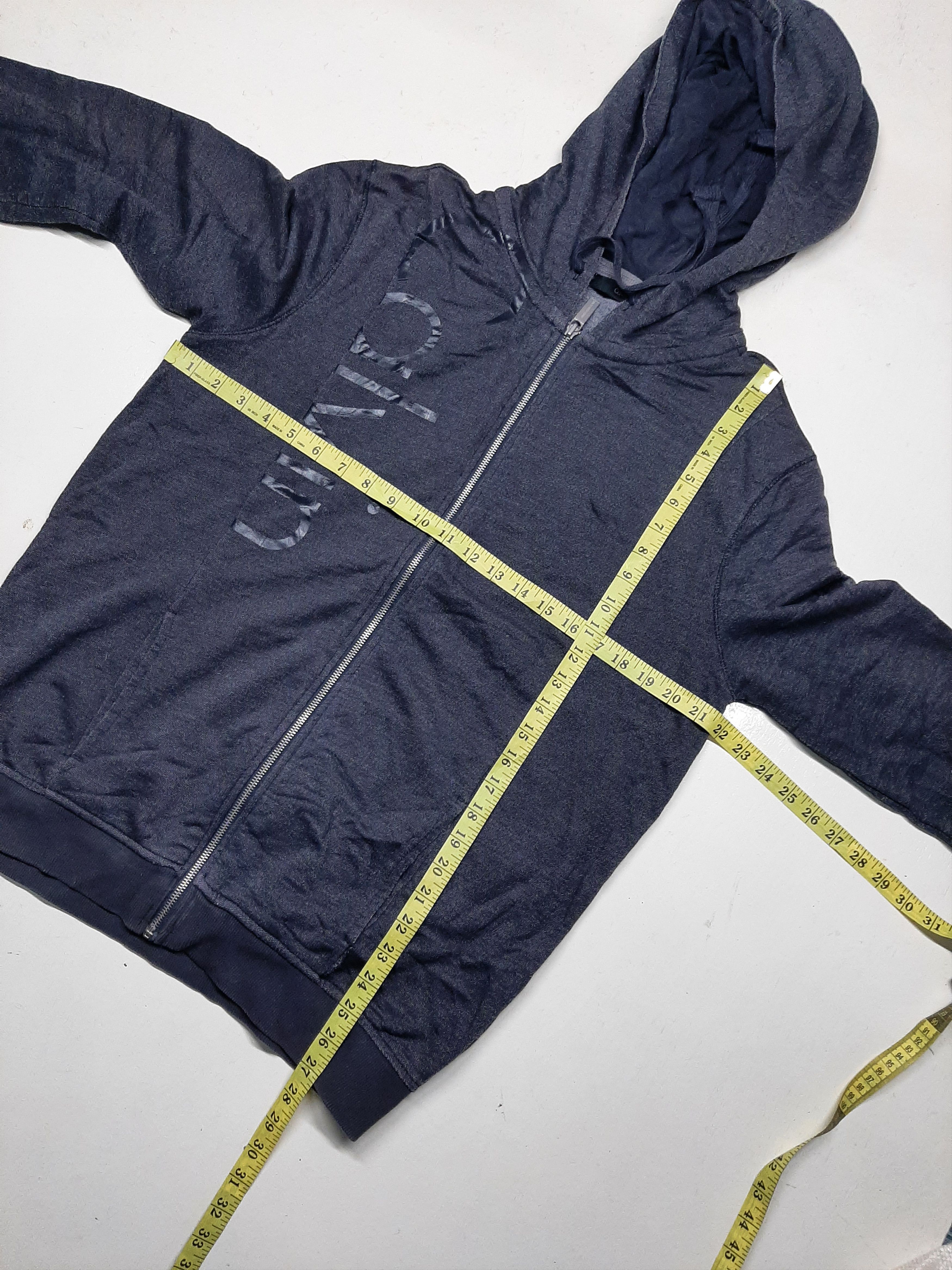 Calvin Klein × Designer CALVIN KLEIN BIG SPELL OUT FRONT BACK ZIPPER HOODIE Size US L / EU 52-54 / 3 - 14 Thumbnail