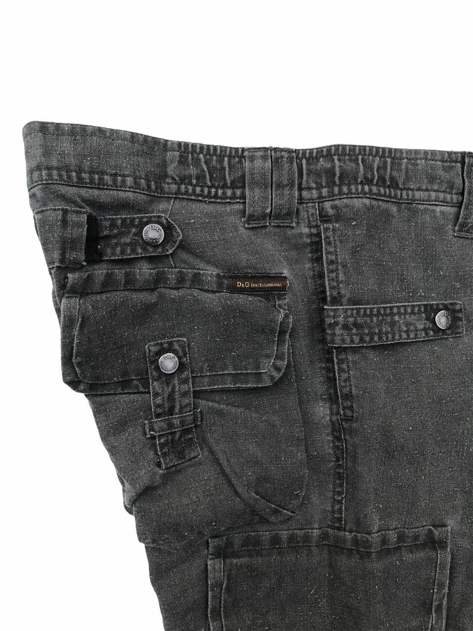Dolce & Gabbana D&G Tactical Multipocket Cargo Parachute Bondage Light Pants Size US 32 / EU 48 - 9 Thumbnail