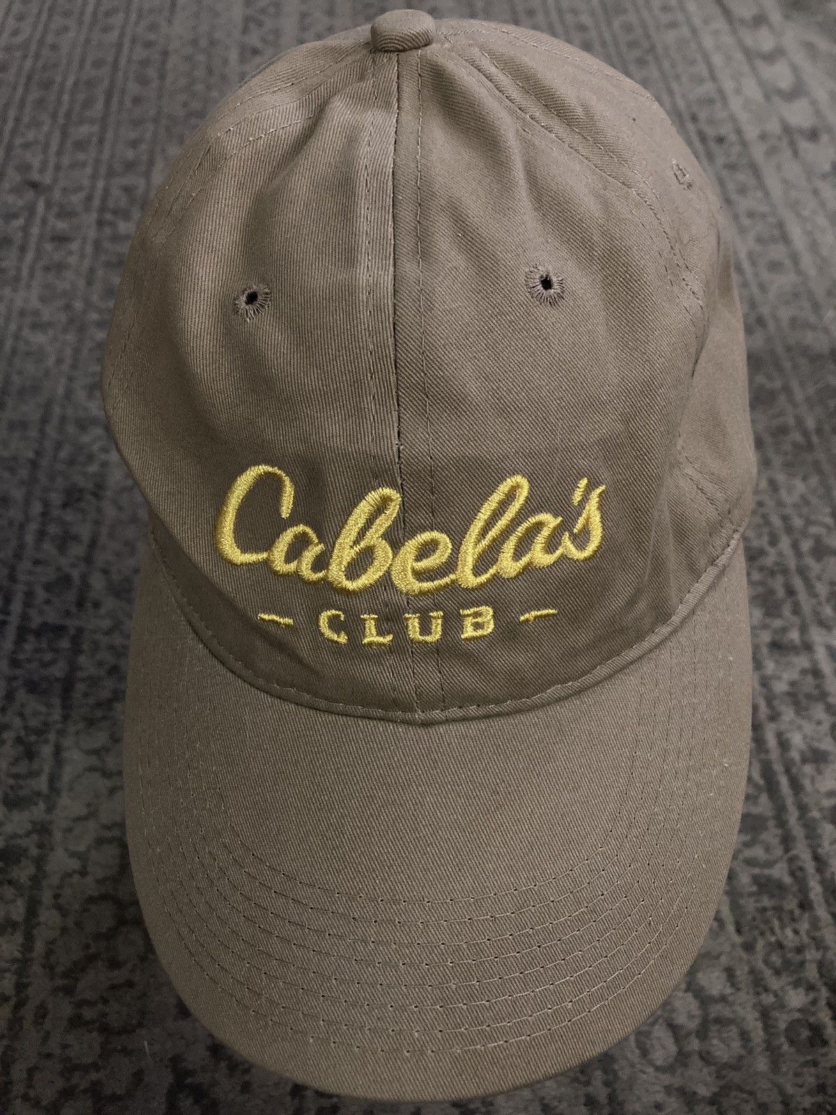 Vintage Cabelas CLUB sports fishing golf dad hat cap vintage trucker