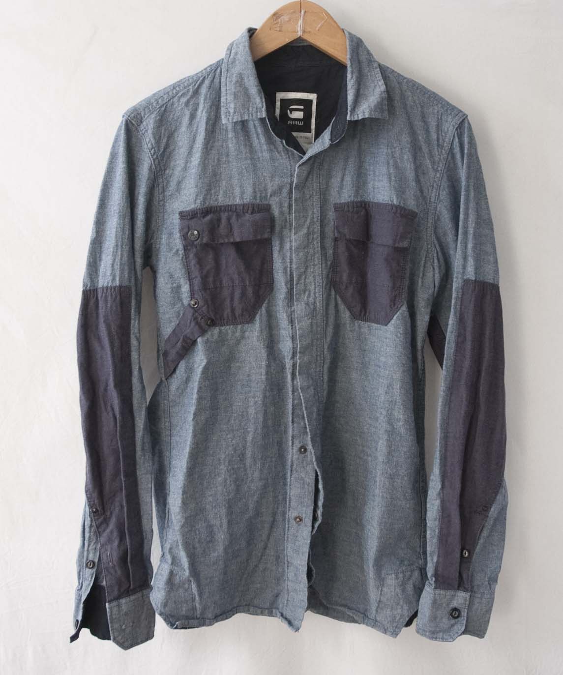 G-Star G Star Shirt Blue / Gray Size S/M Size US M / EU 48-50 / 2 - 2 Thumbnail