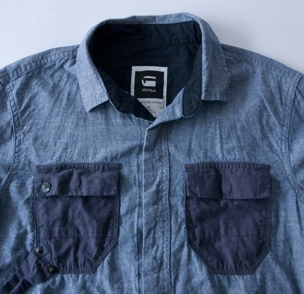G-Star G Star Shirt Blue / Gray Size S/M Size US M / EU 48-50 / 2 - 1 Thumbnail