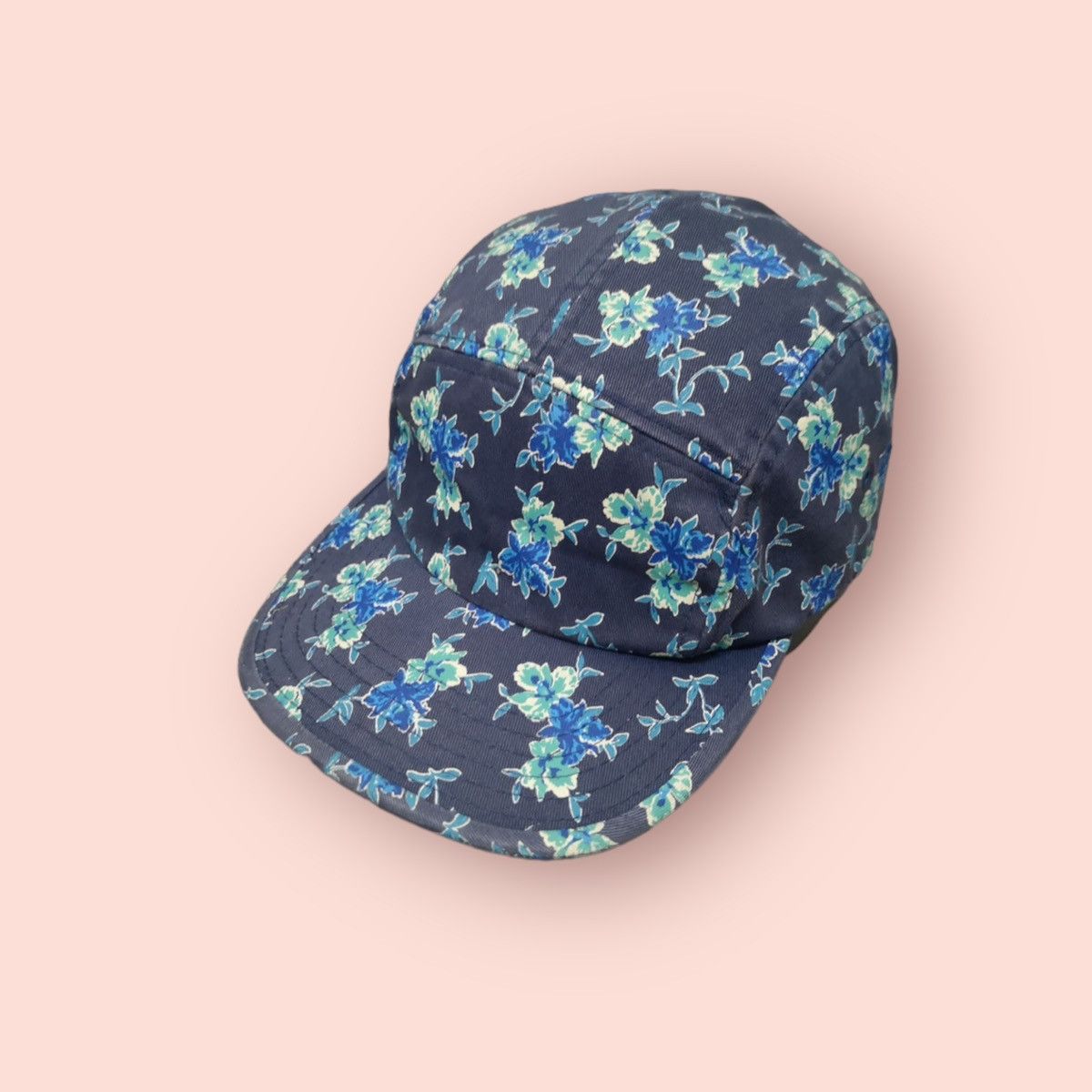Gap VINTAGE GAP 5 PANELS FLORAL CAMP/JET HAT Size ONE SIZE - 1 Thumbnail