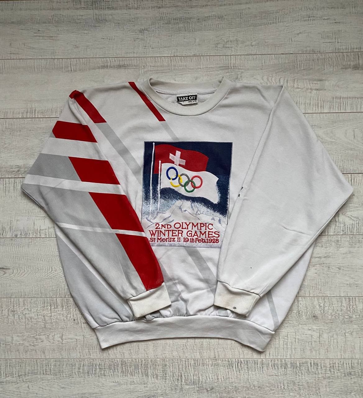 Adidas × Vintage Vintage Adidas Sweatshirt Olympic Winter Games Swuaw Valley Size US L / EU 52-54 / 3 - 1 Thumbnail